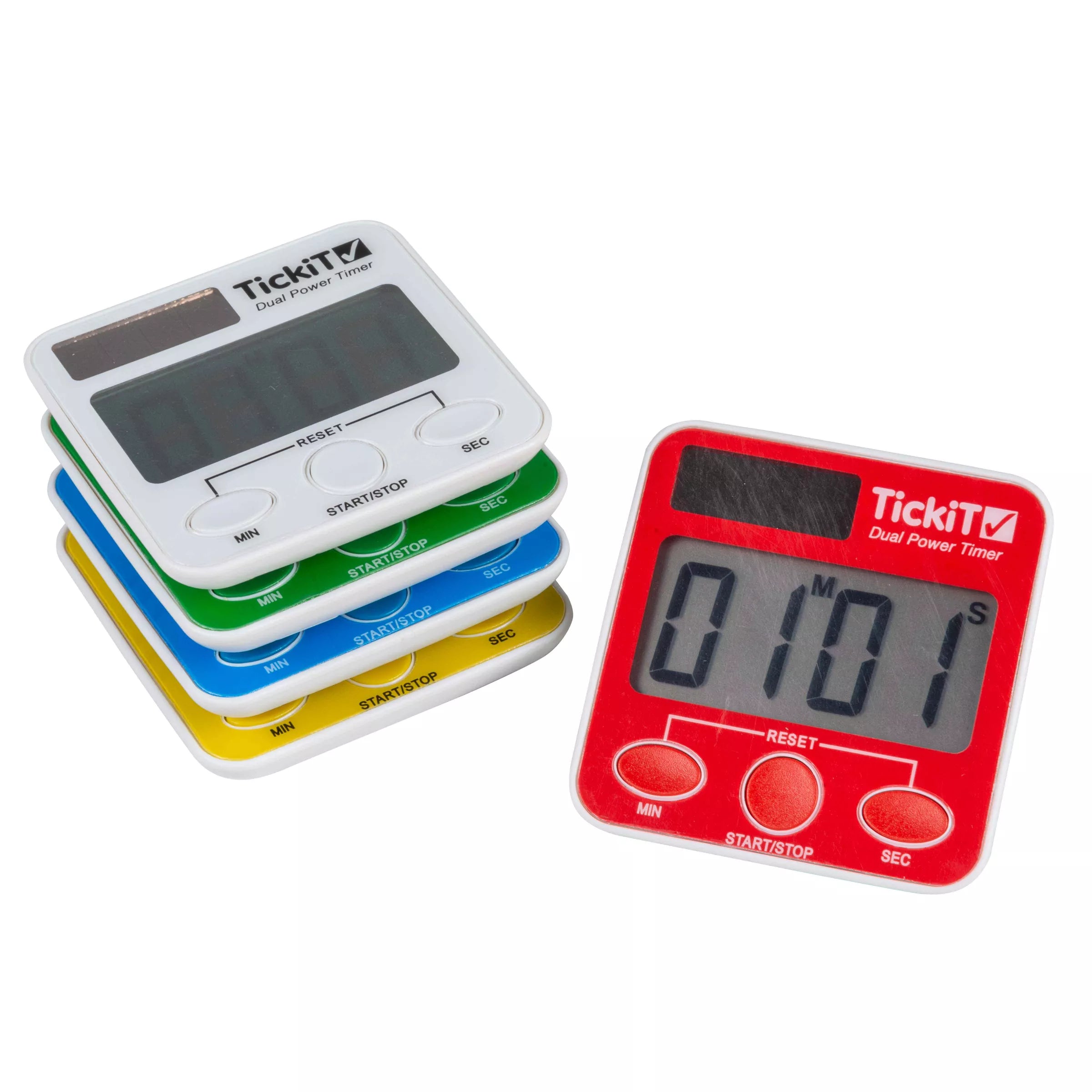 TickiT - Digitale Dual Power Timers (5 stuks)