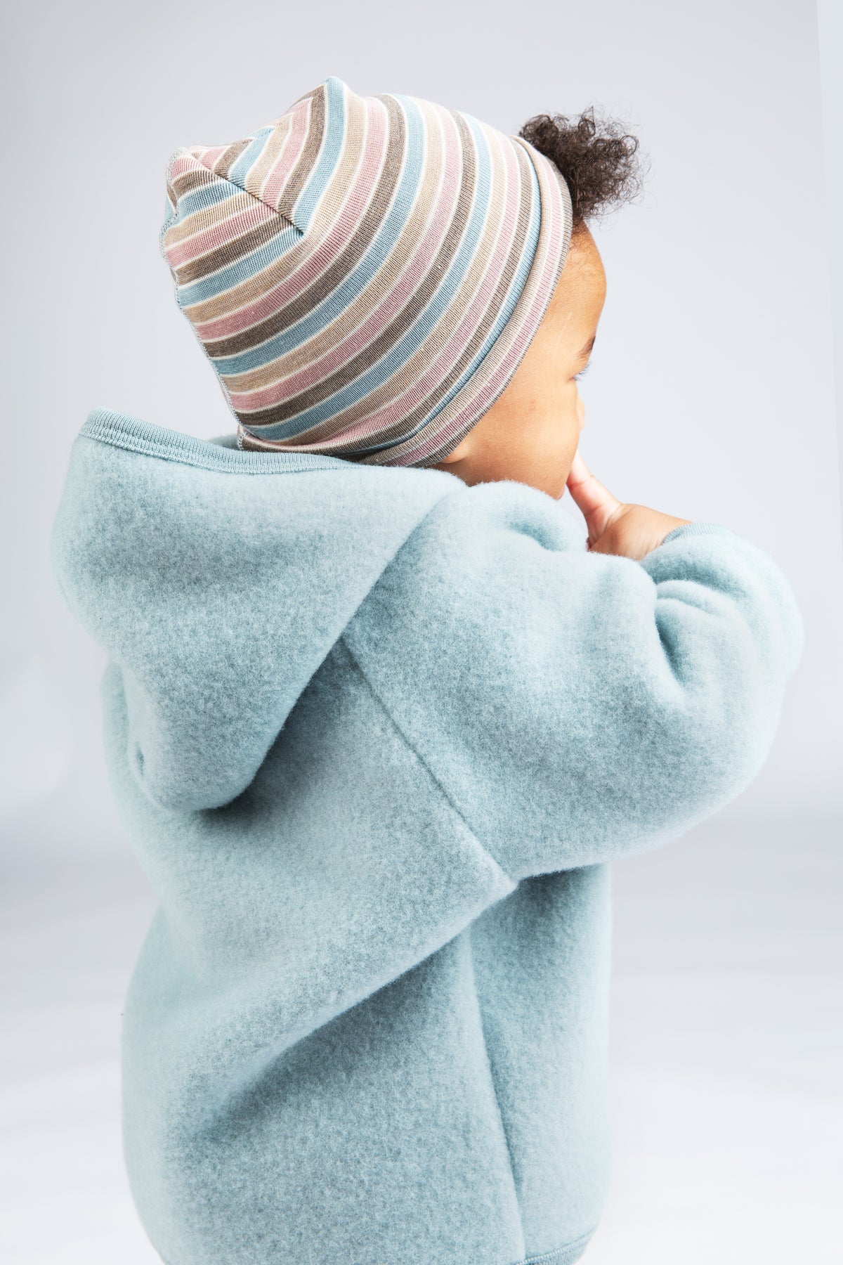 Engel Natur - Wol/Zijde Baby Muts - Pastel