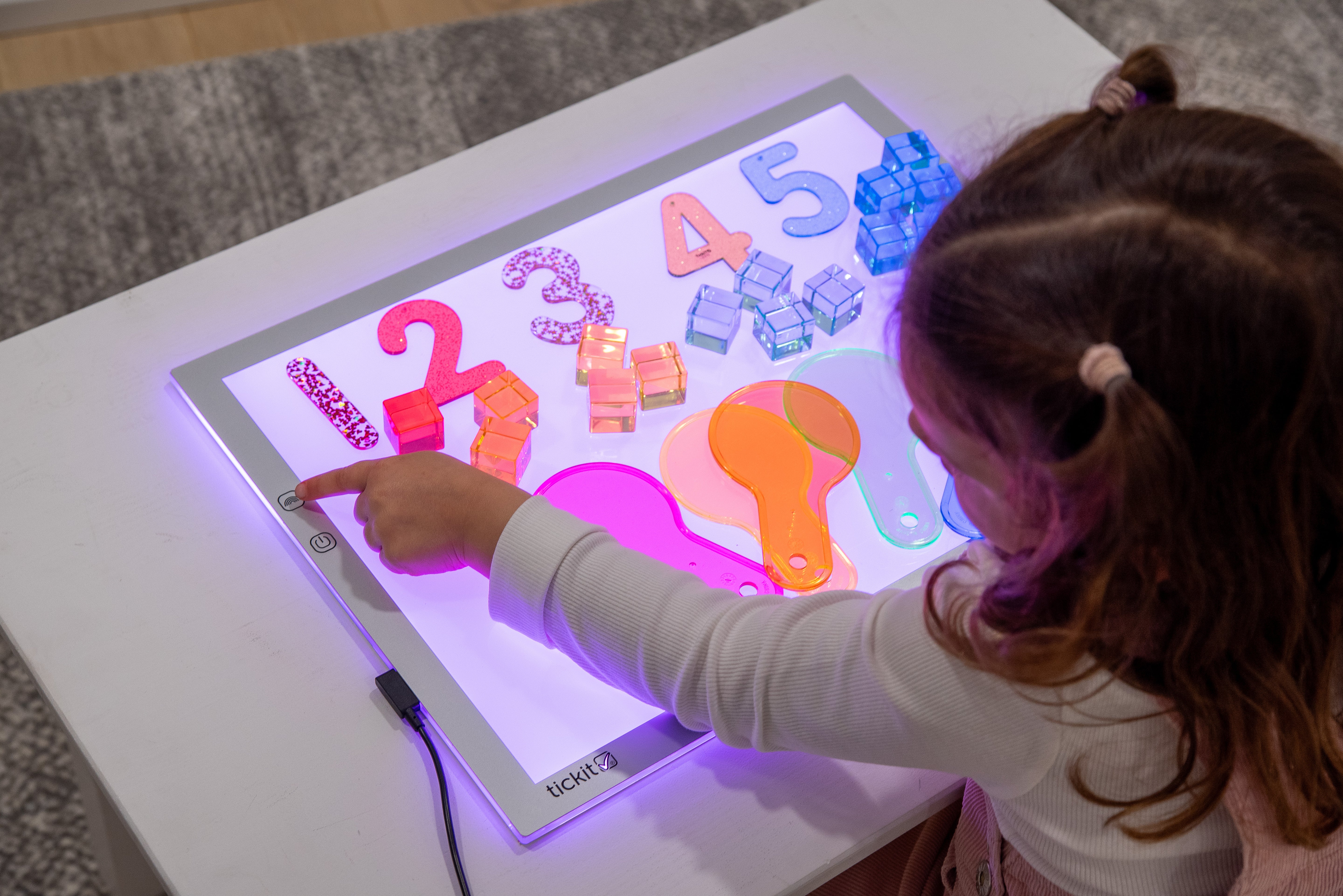 TickIt - Kleur veranderende A3 Lichttafel Lichtbak Lichtpaneel