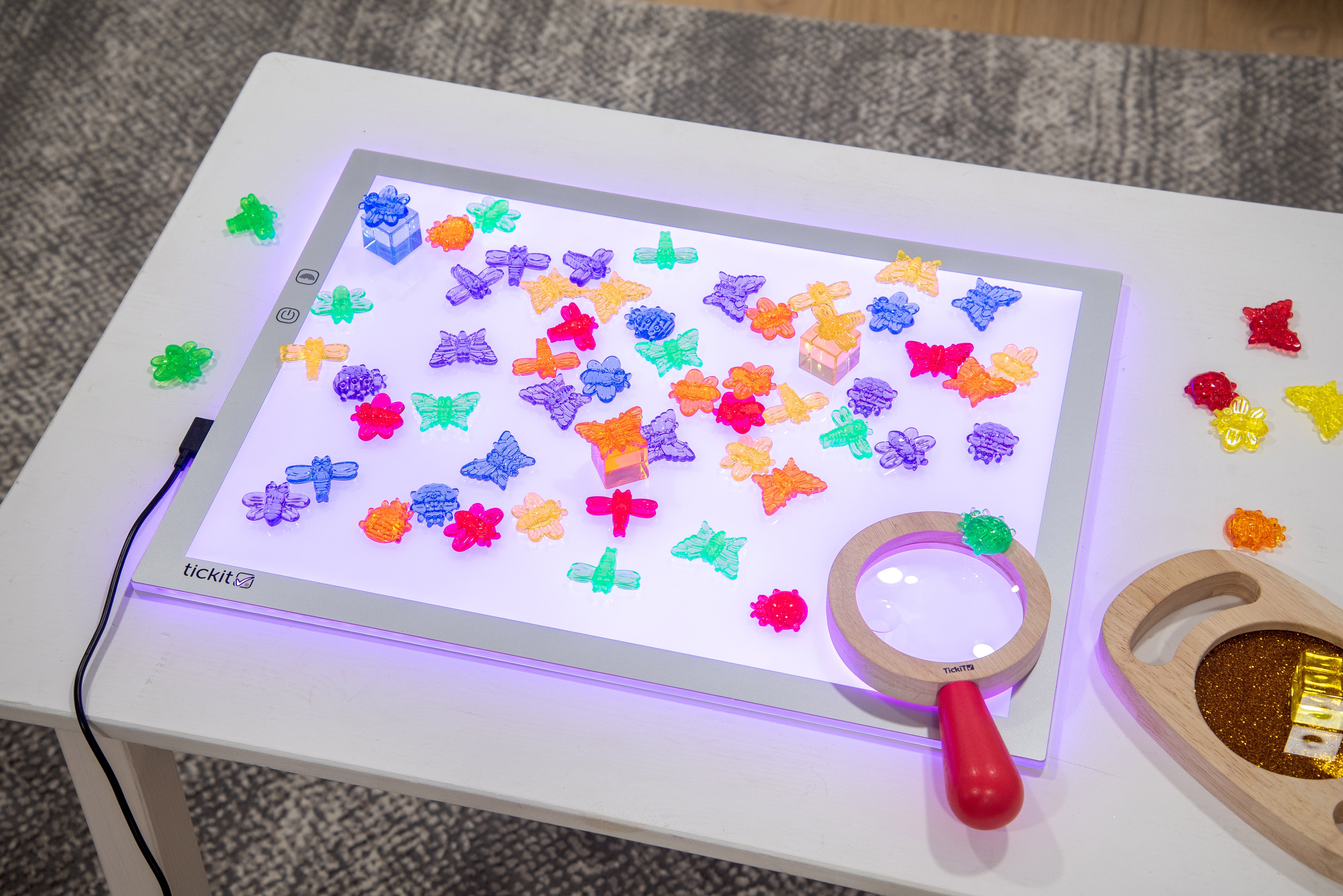TickIt - Kleur veranderende A3 Lichttafel Lichtbak Lichtpaneel