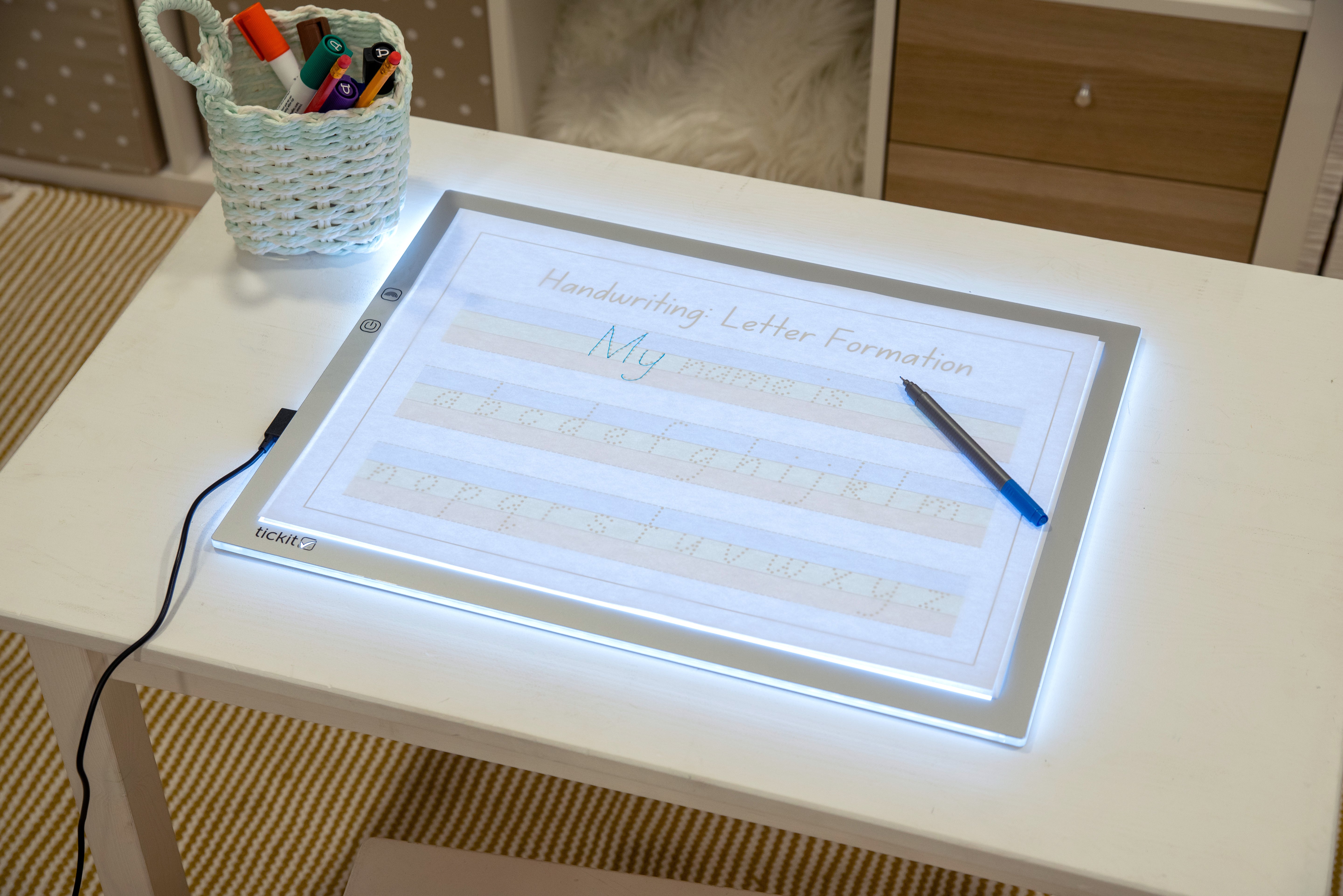 TickIt - Kleur veranderende A3 Lichttafel Lichtbak Lichtpaneel