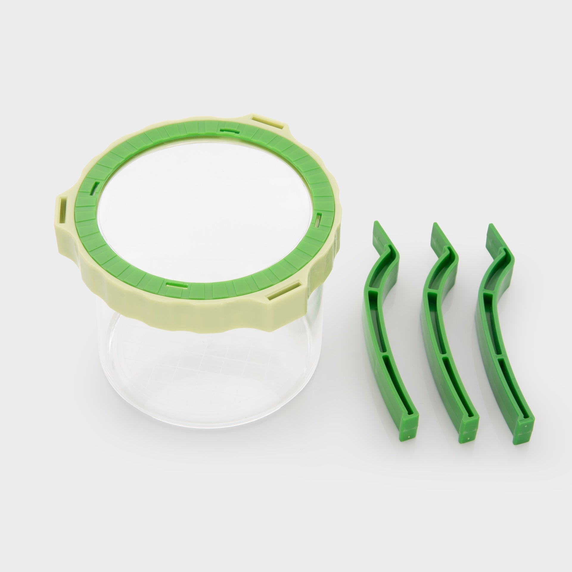 TickiT - Tafelvergrootglas. & Pot