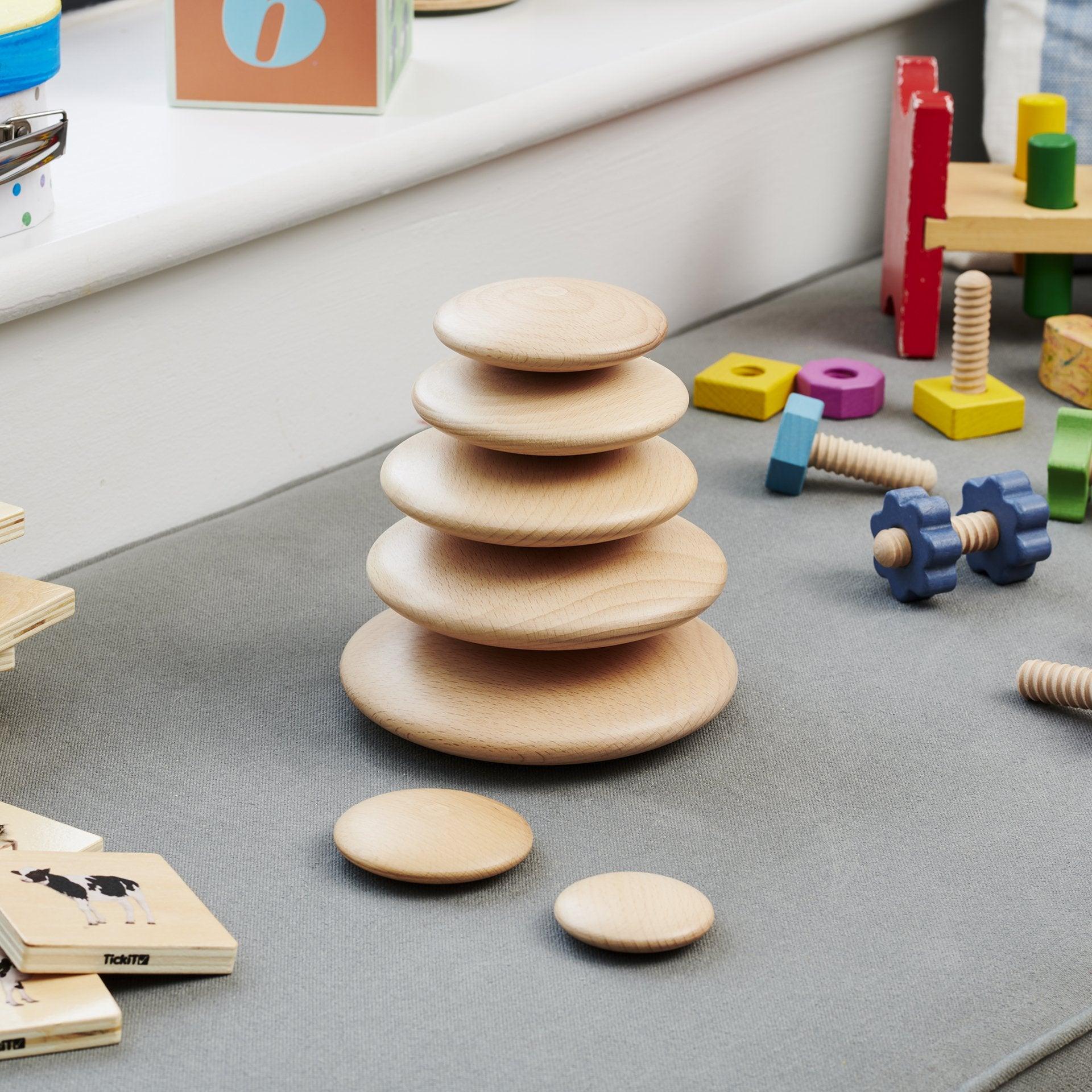TickiT - Natuurlijke Houten Knopen