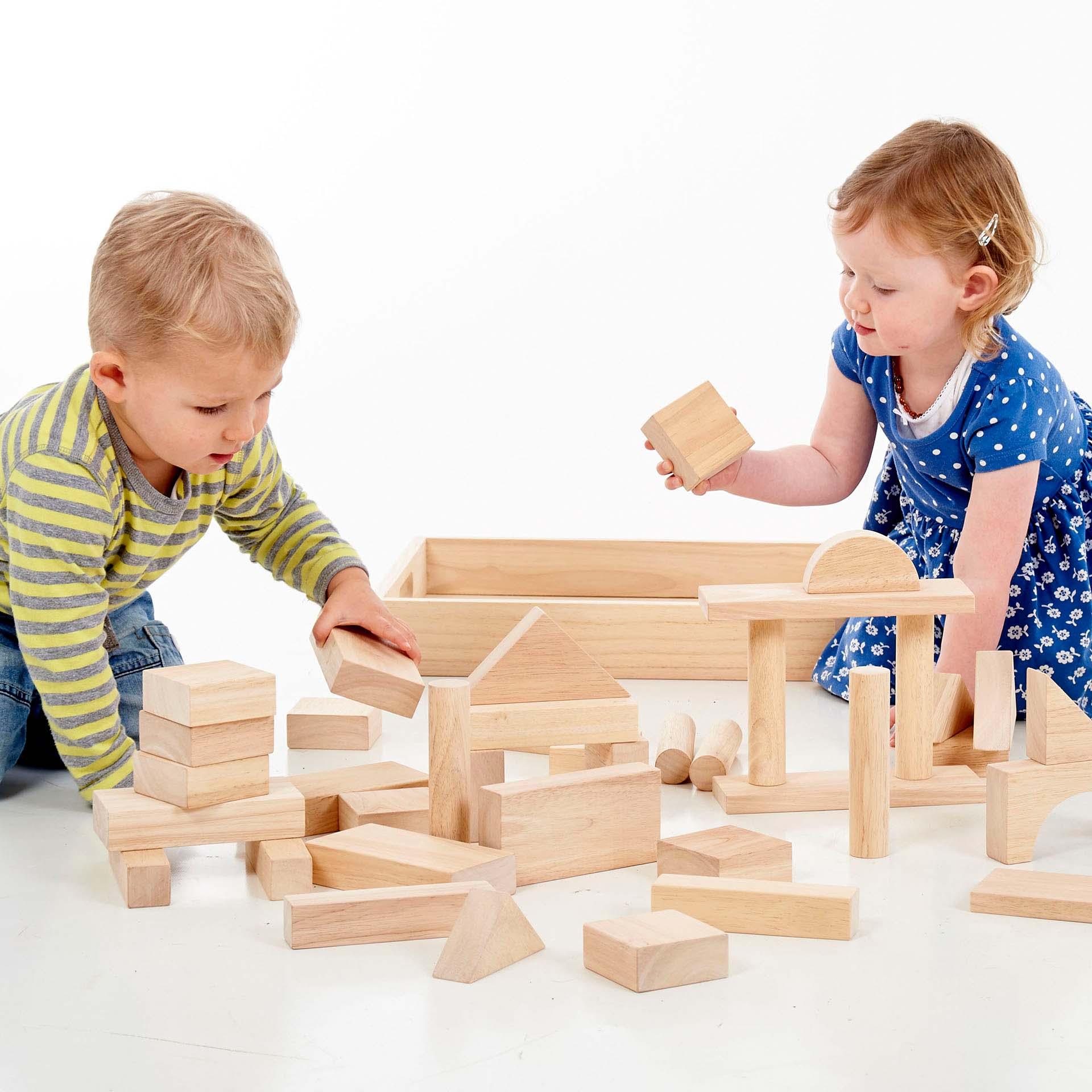 TickiT - Houten Jumbo Blokkenset