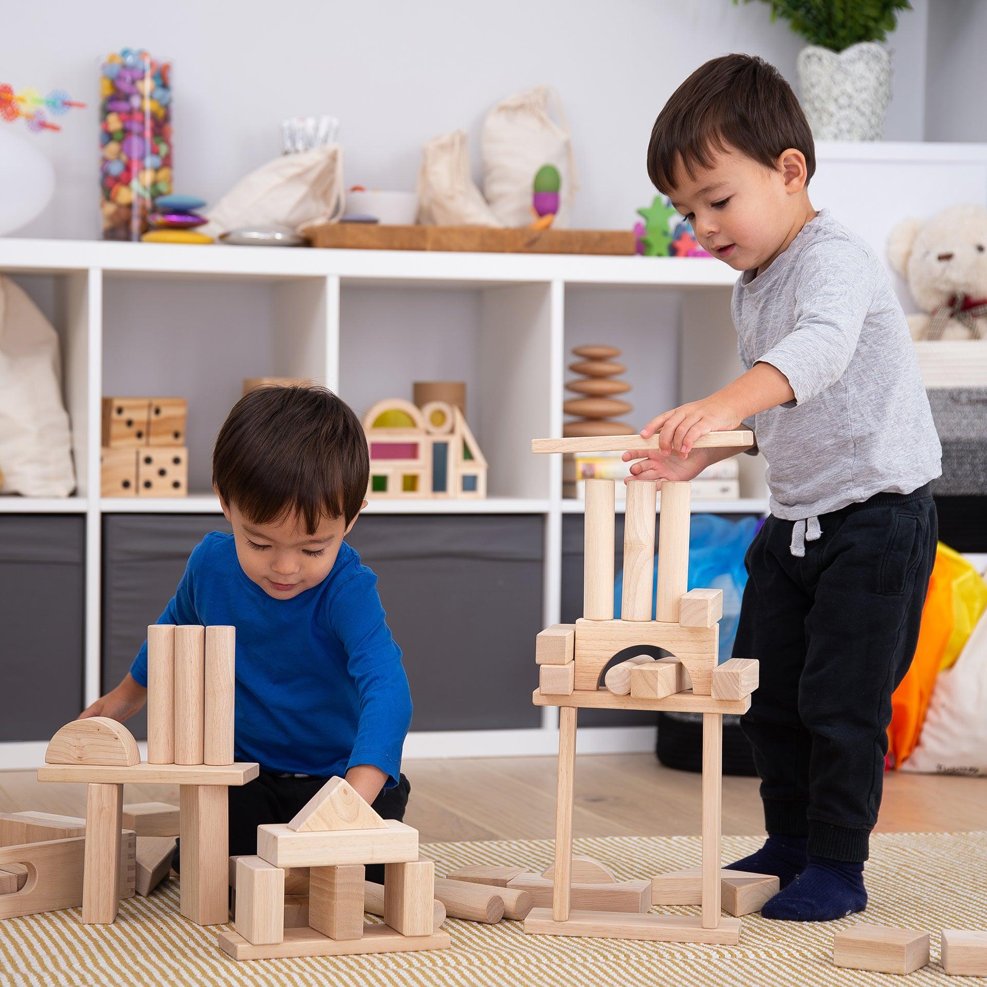 TickiT - Houten Jumbo Blokkenset
