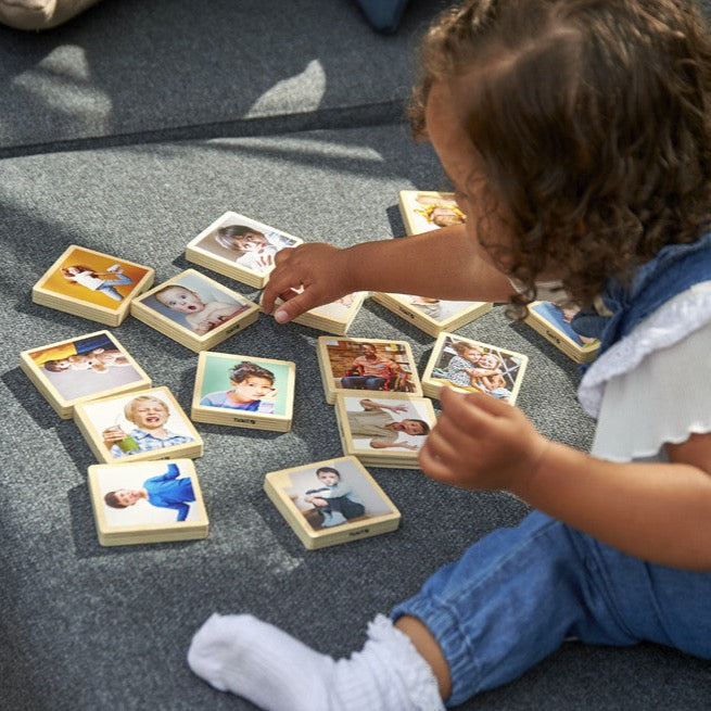 TickiT- Houten tegels - emoties