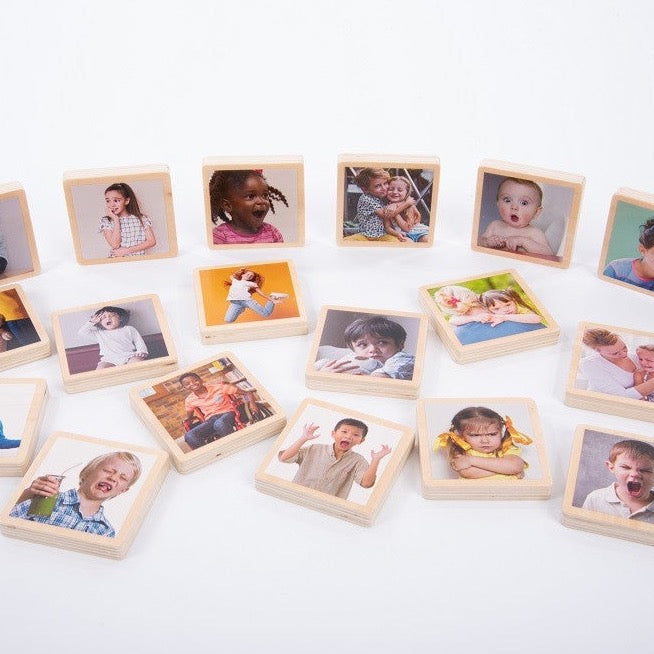 TickiT- Houten tegels - emoties