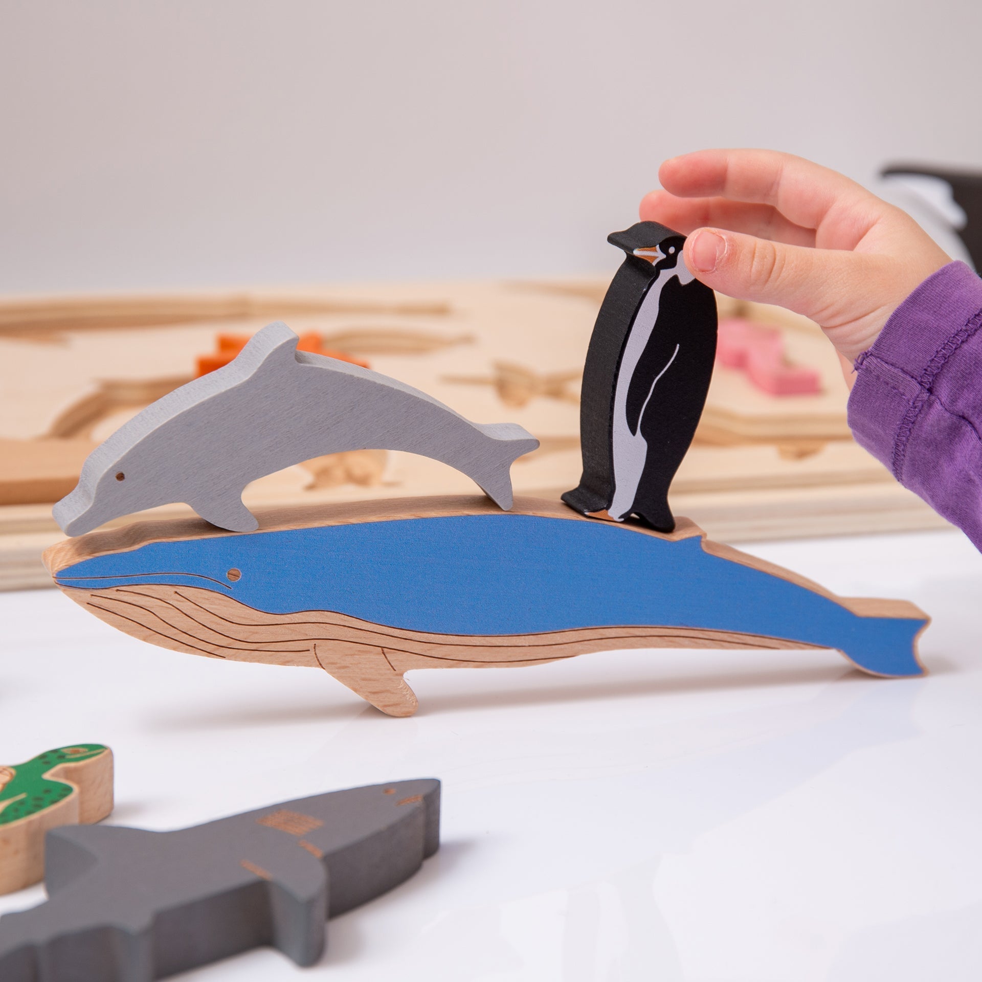TickiT - Oceaan Dieren Lagenpuzzel
