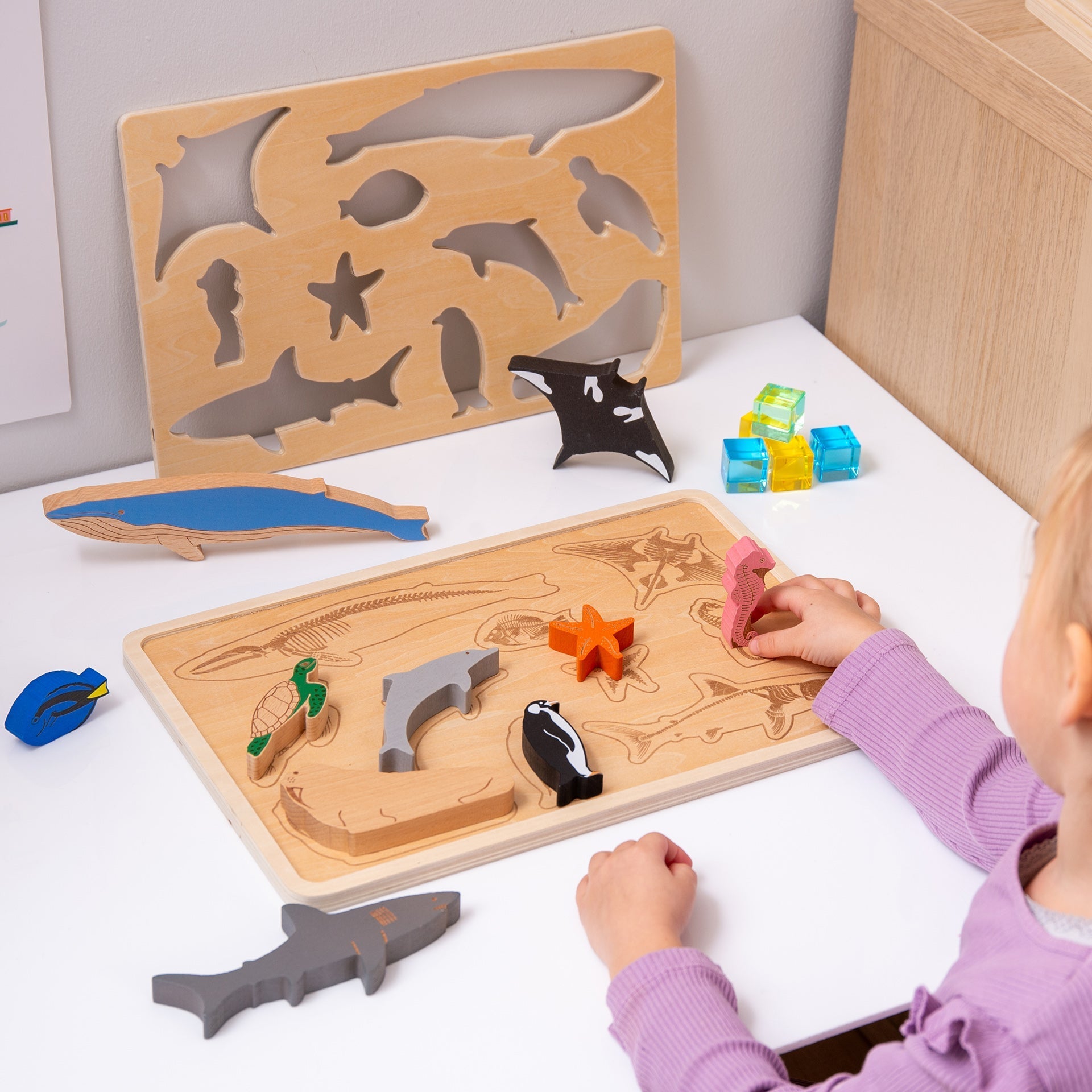 TickiT - Oceaan Dieren Lagenpuzzel