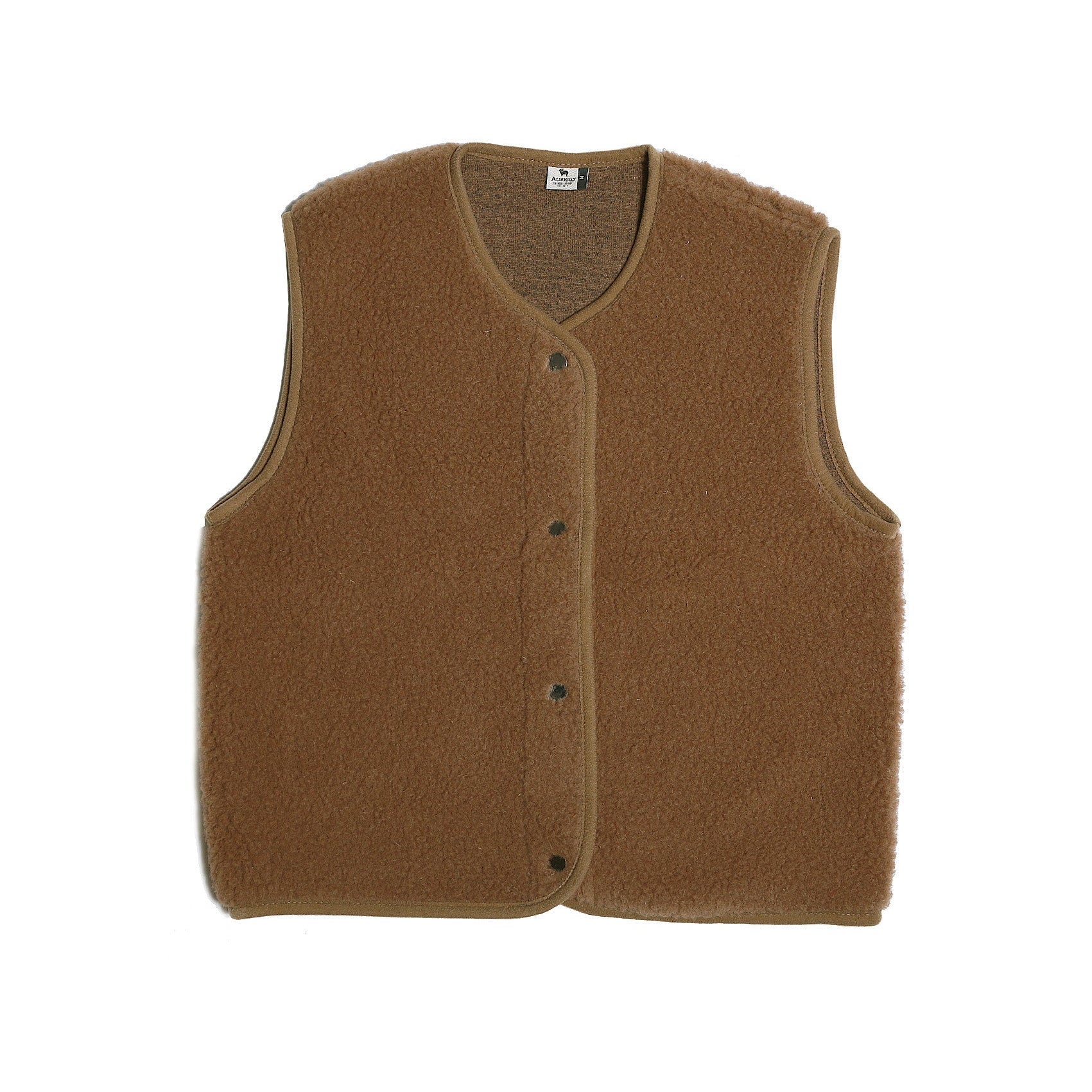 Alwero ADULT - Vest of bodywarmer Tyb light - Teddy Brown - 100% wol