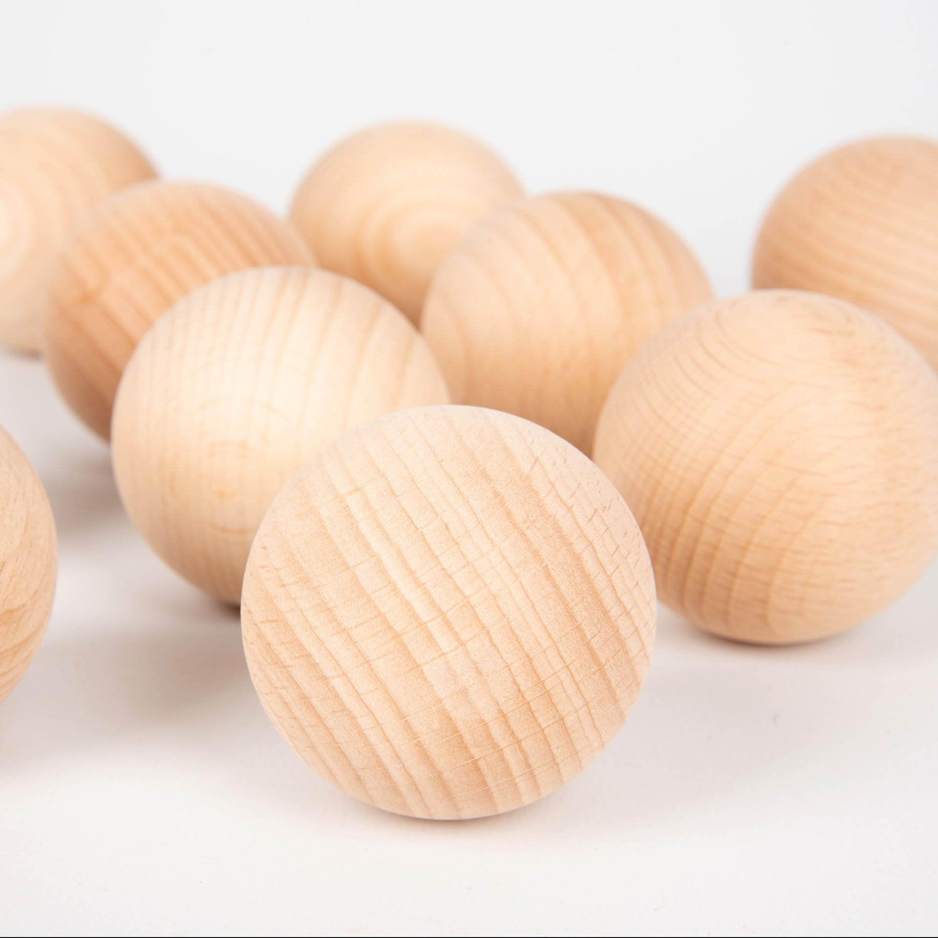 TickiT - Natuurlijke Houten Ballen