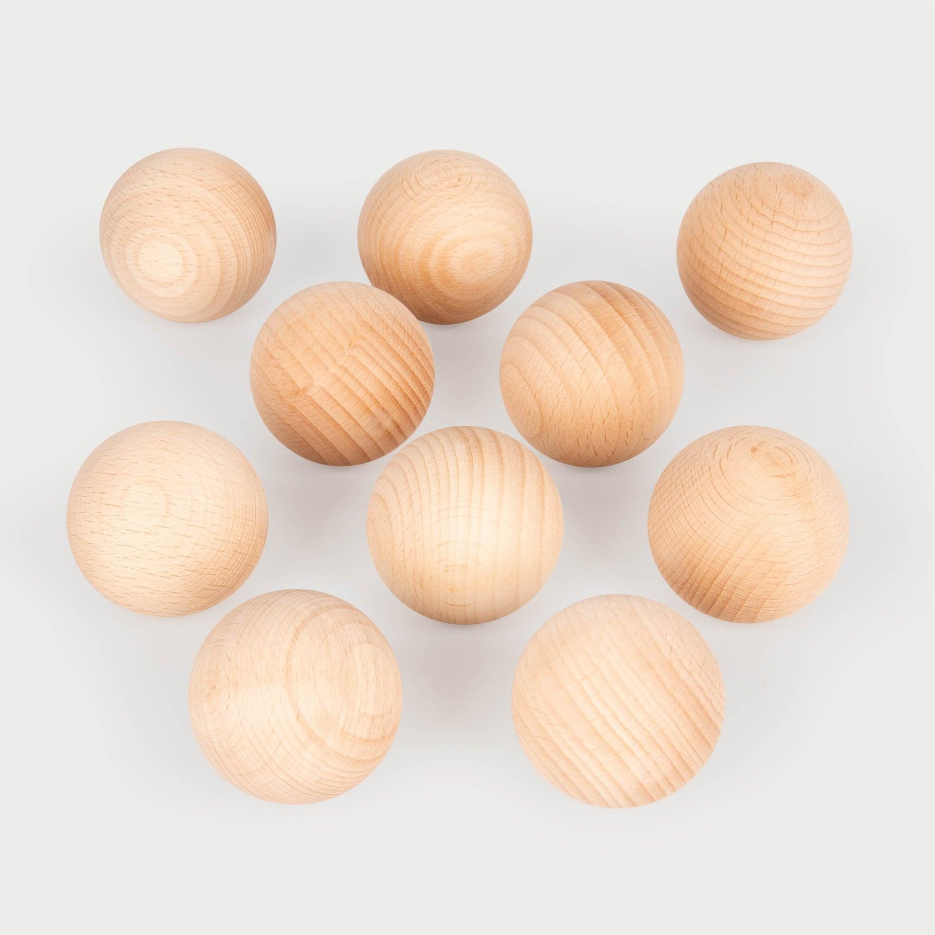 TickiT - Natuurlijke Houten Ballen