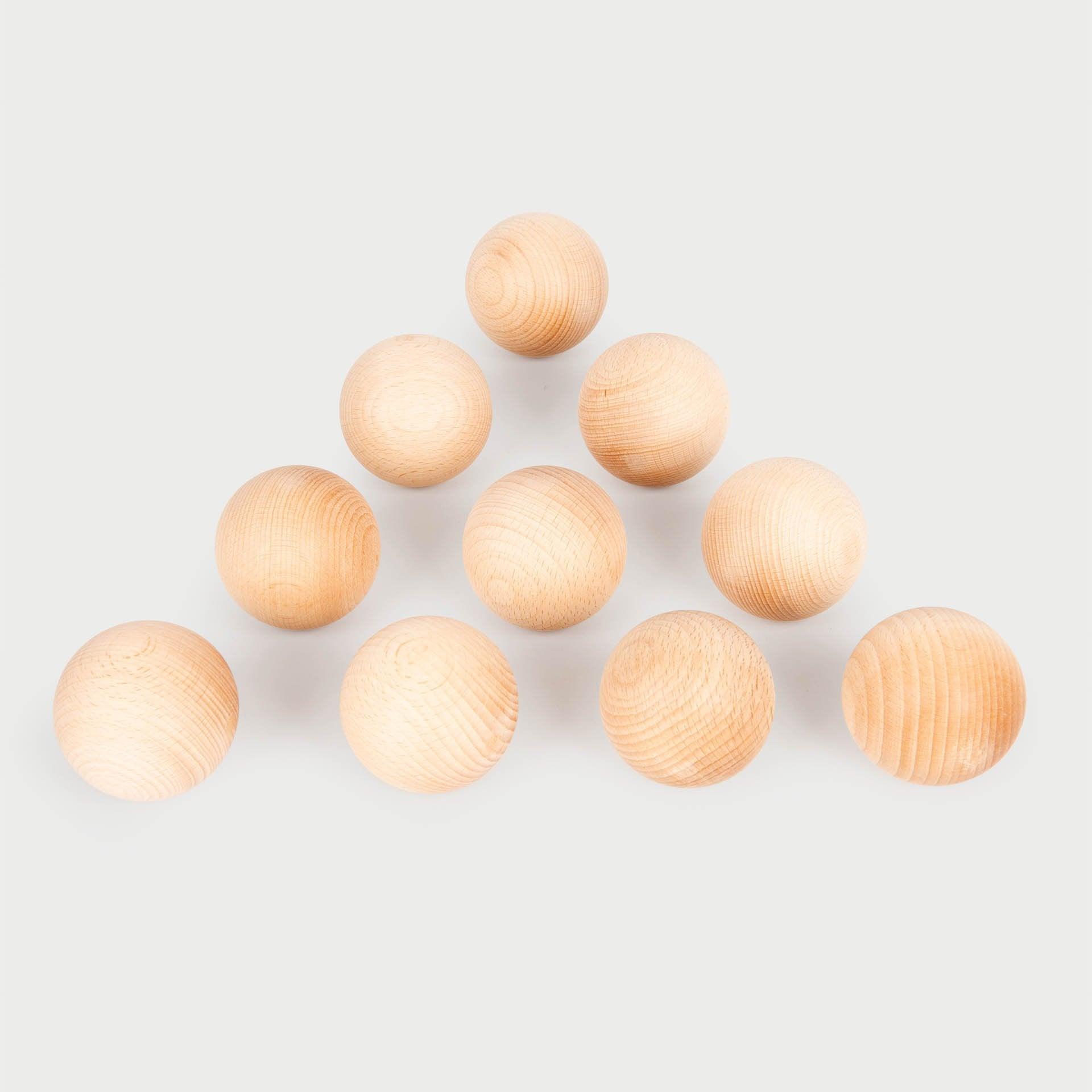 TickiT - Natuurlijke Houten Ballen