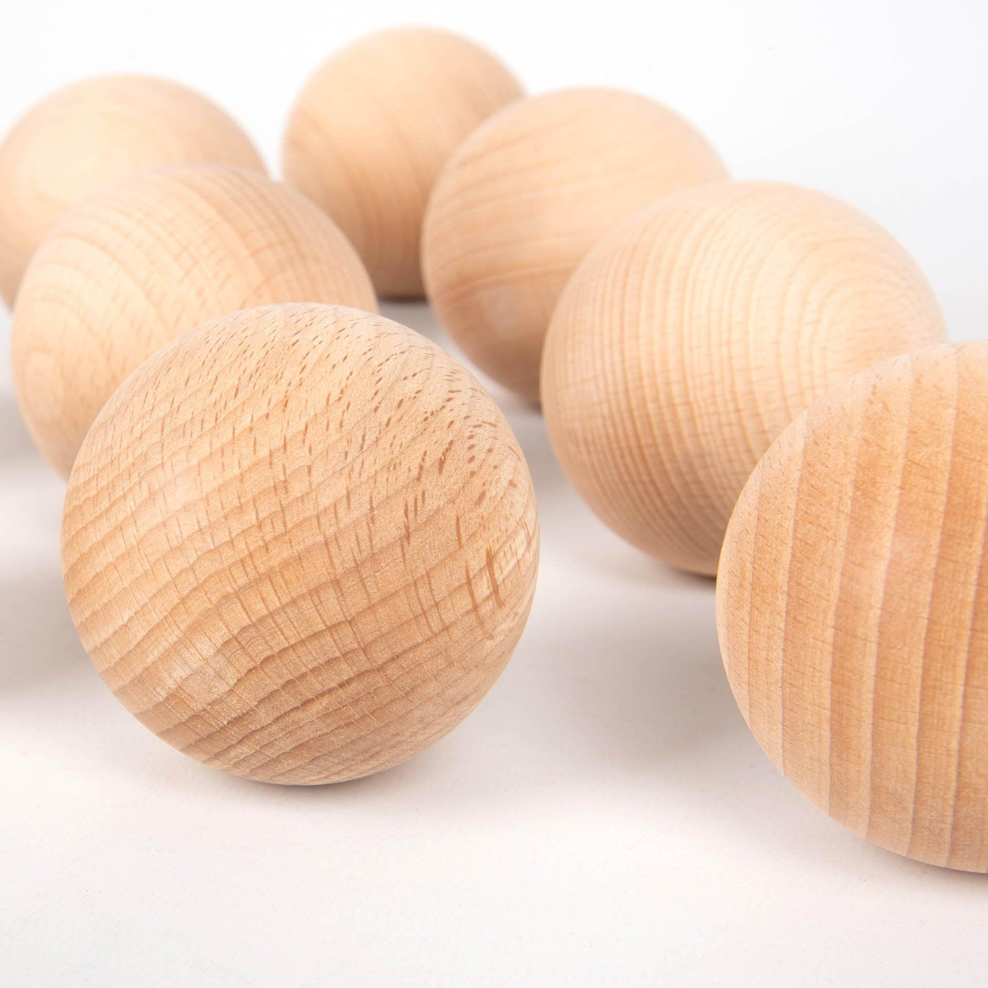 TickiT - Natuurlijke Houten Ballen