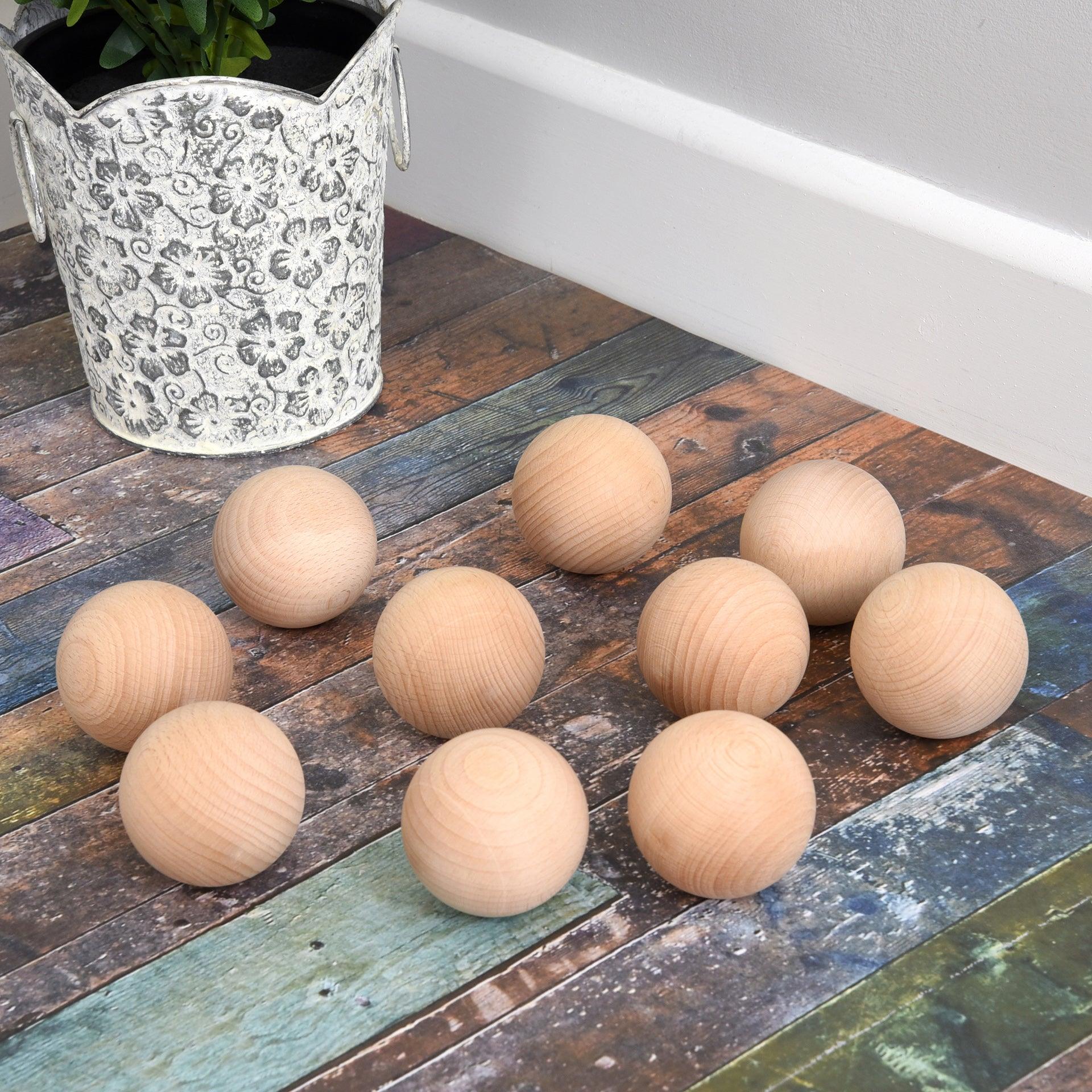 TickiT - Natuurlijke Houten Ballen