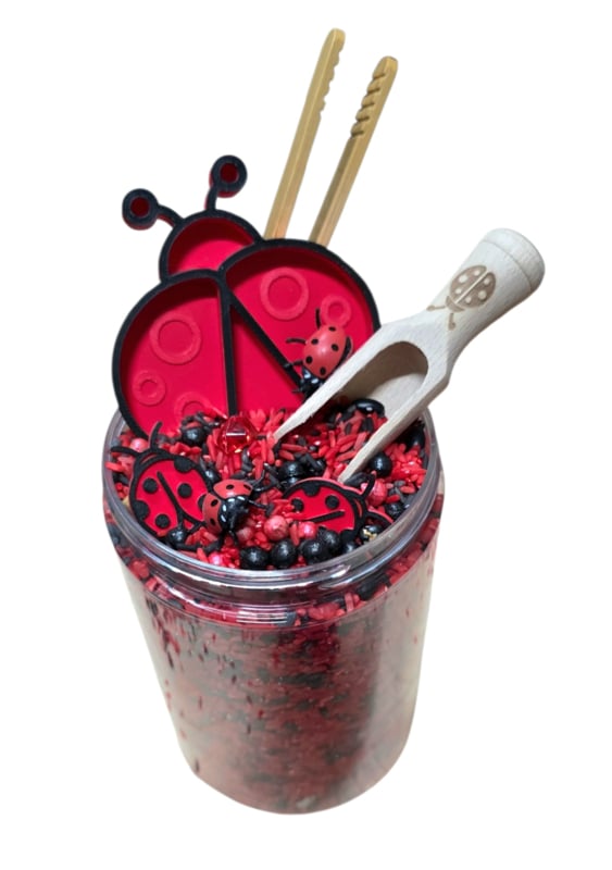 SensoryFun PourAndPlay Speelset — LadyBugs