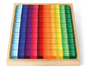 Bauspiel 100 Lucent Cubes Doorzichtige blokken