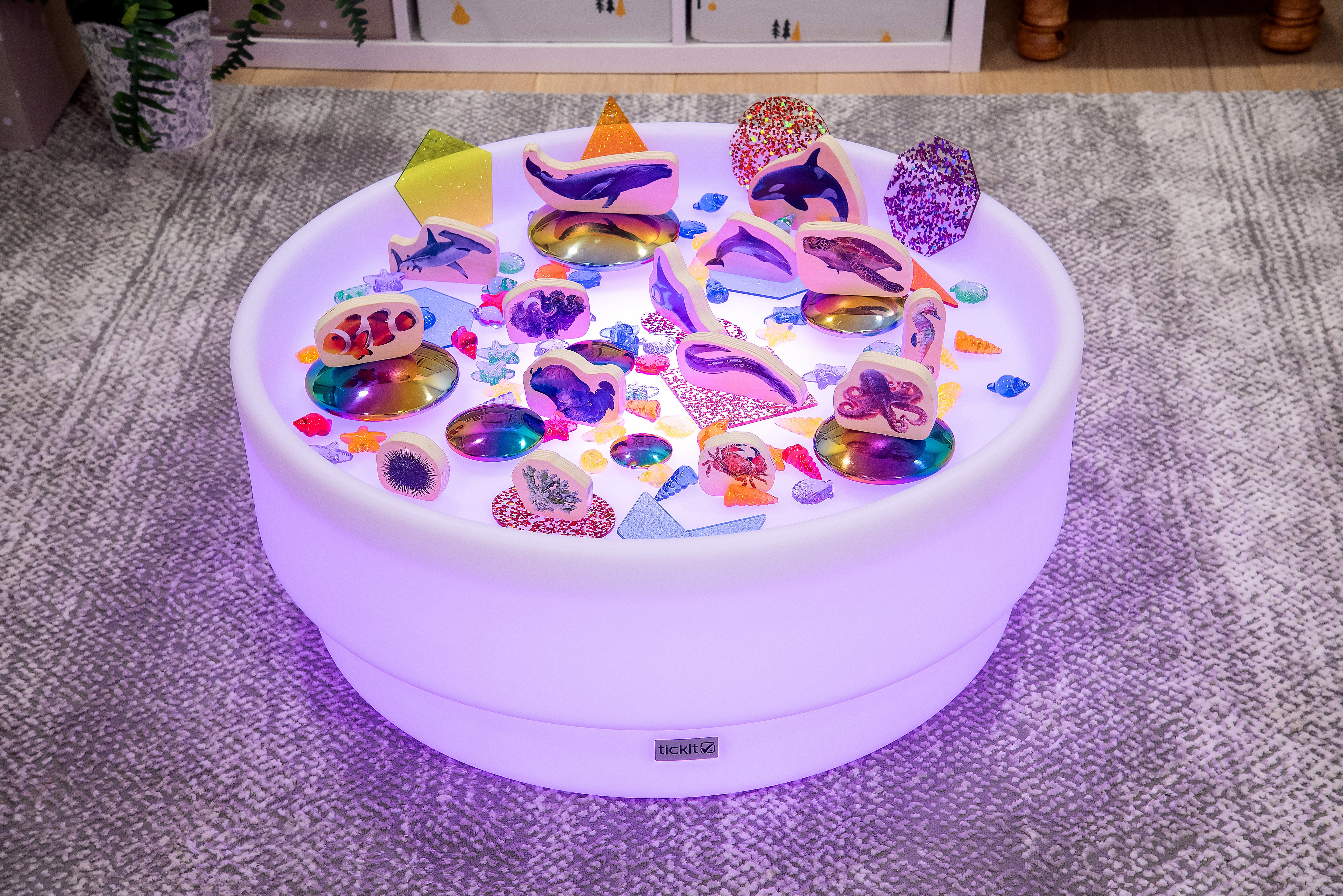 TickIT - Kleur veranderende Zand- en watertafel laag - Rond