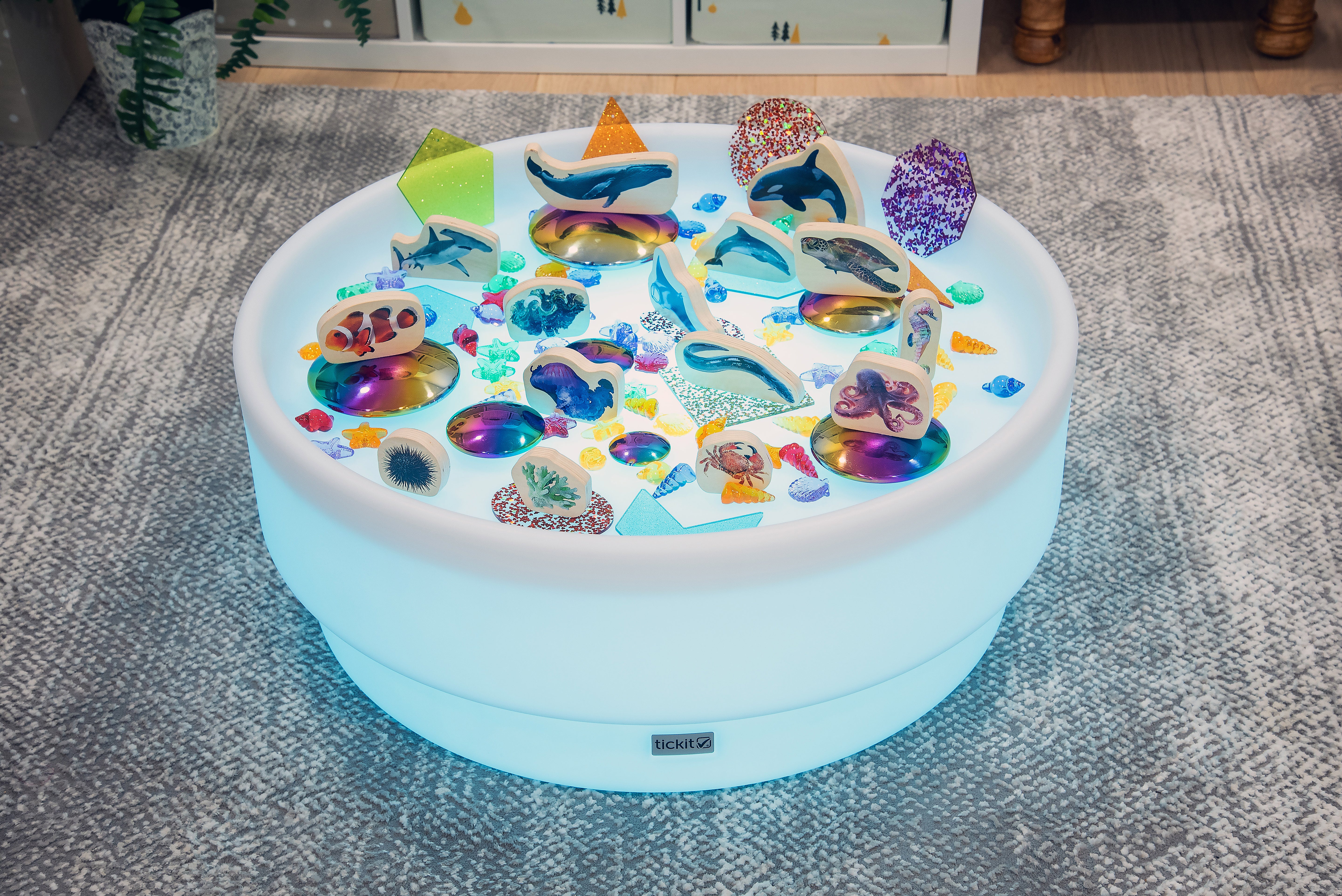 TickIT - Kleur veranderende Zand- en watertafel laag - Rond