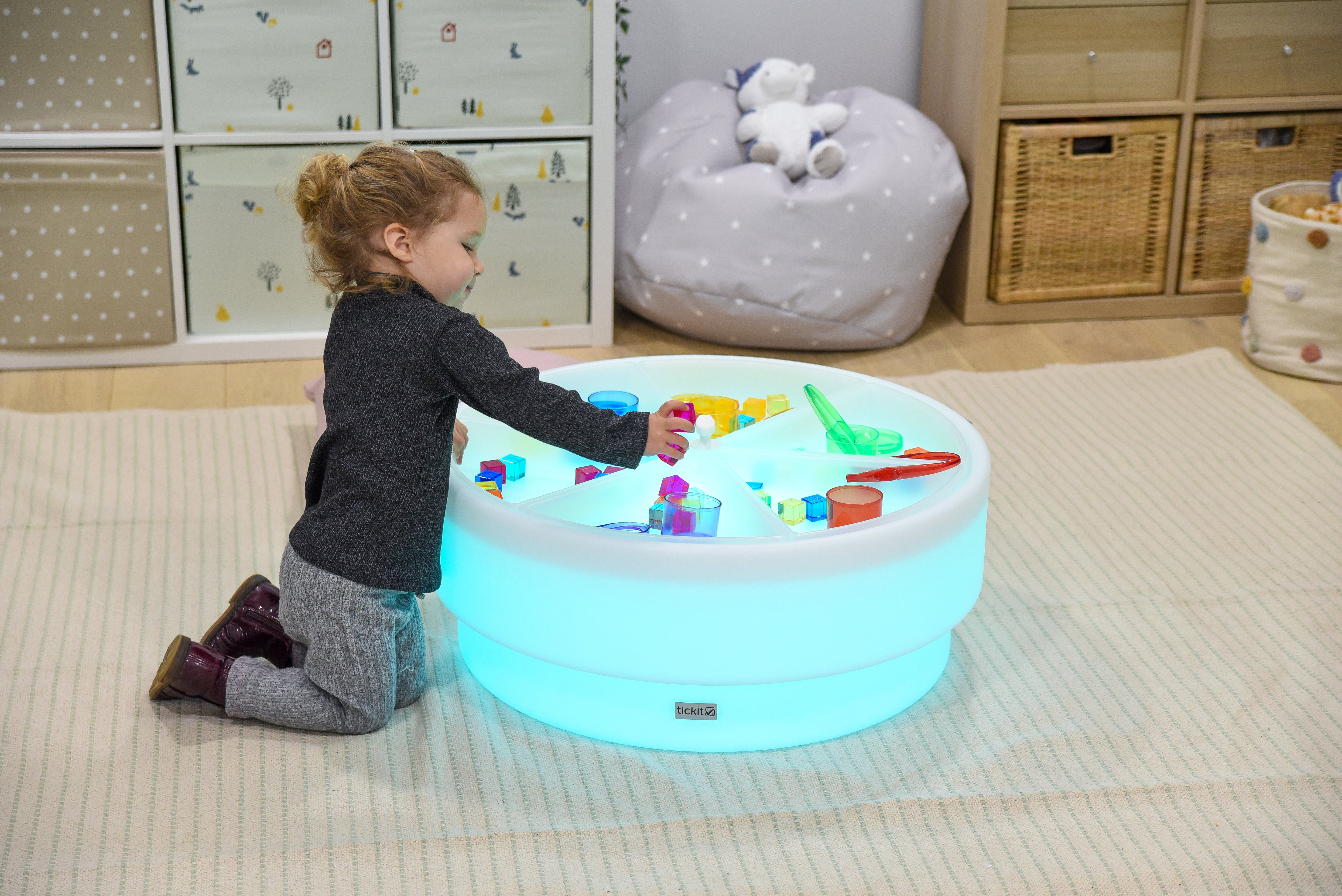 TickIT - Kleur veranderende Zand- en watertafel laag - Rond