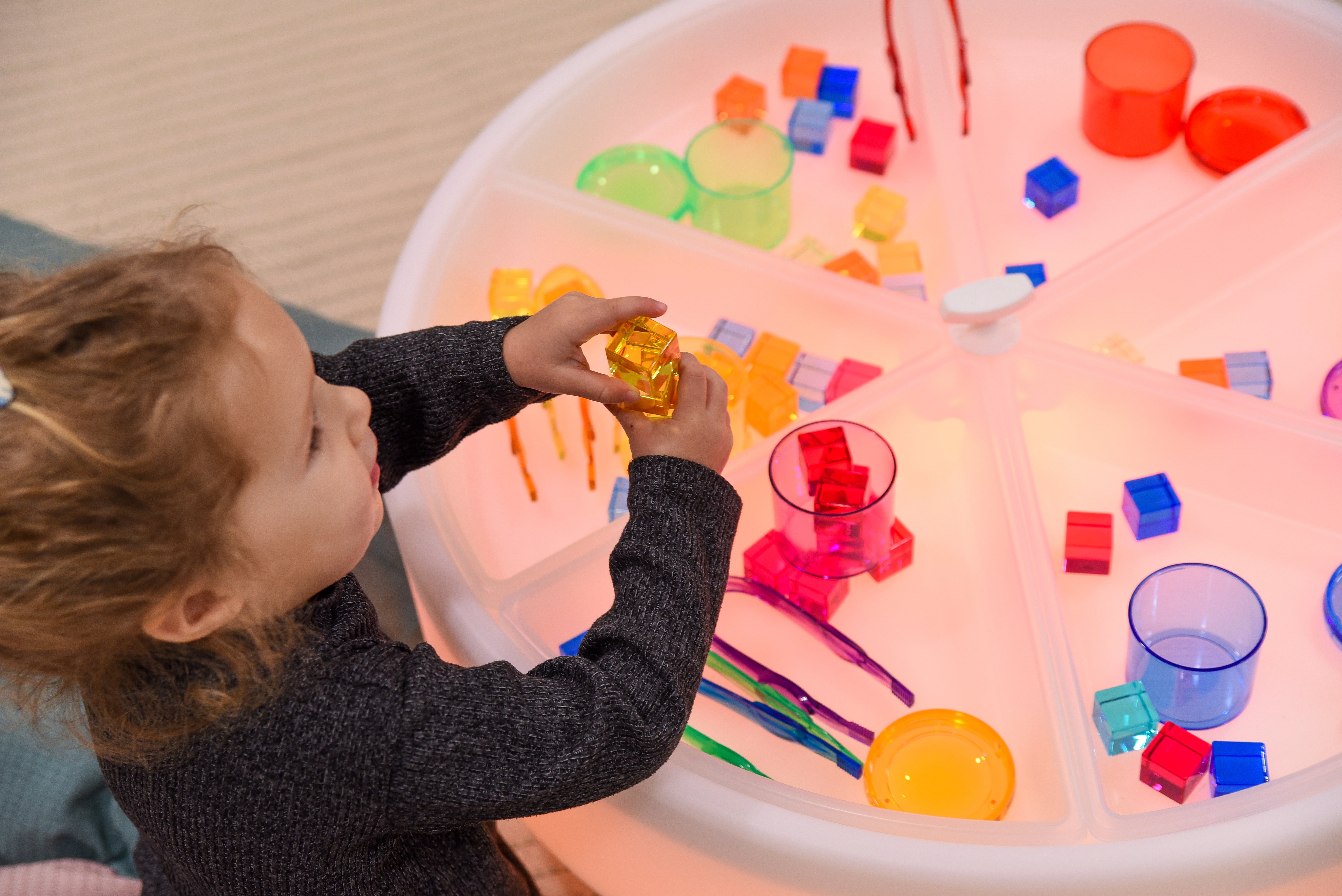 TickIT - Kleur veranderende Zand- en watertafel laag - Rond