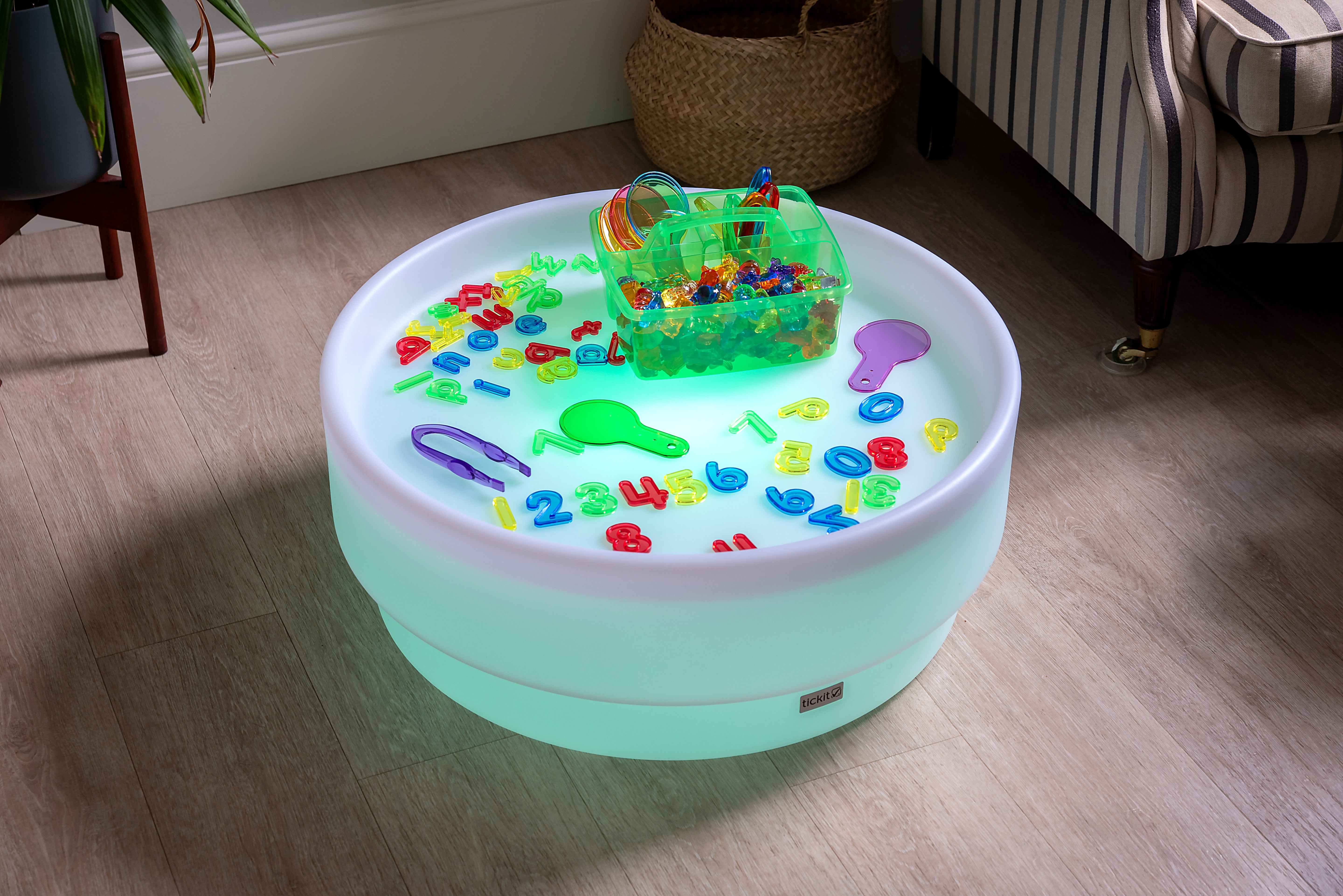 TickIT - Kleur veranderende Zand- en watertafel laag - Rond