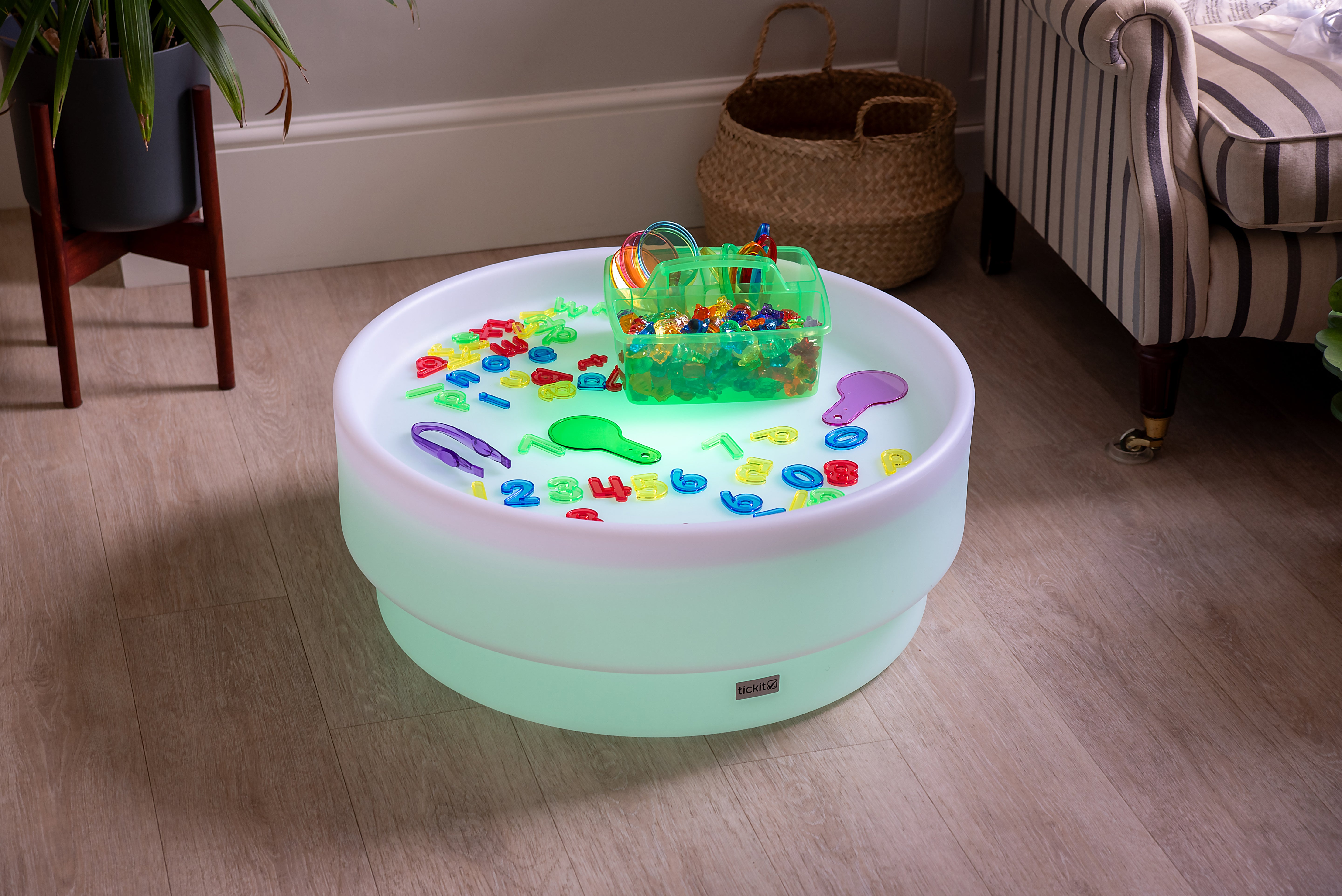 TickIT - Kleur veranderende Zand- en watertafel laag - Rond