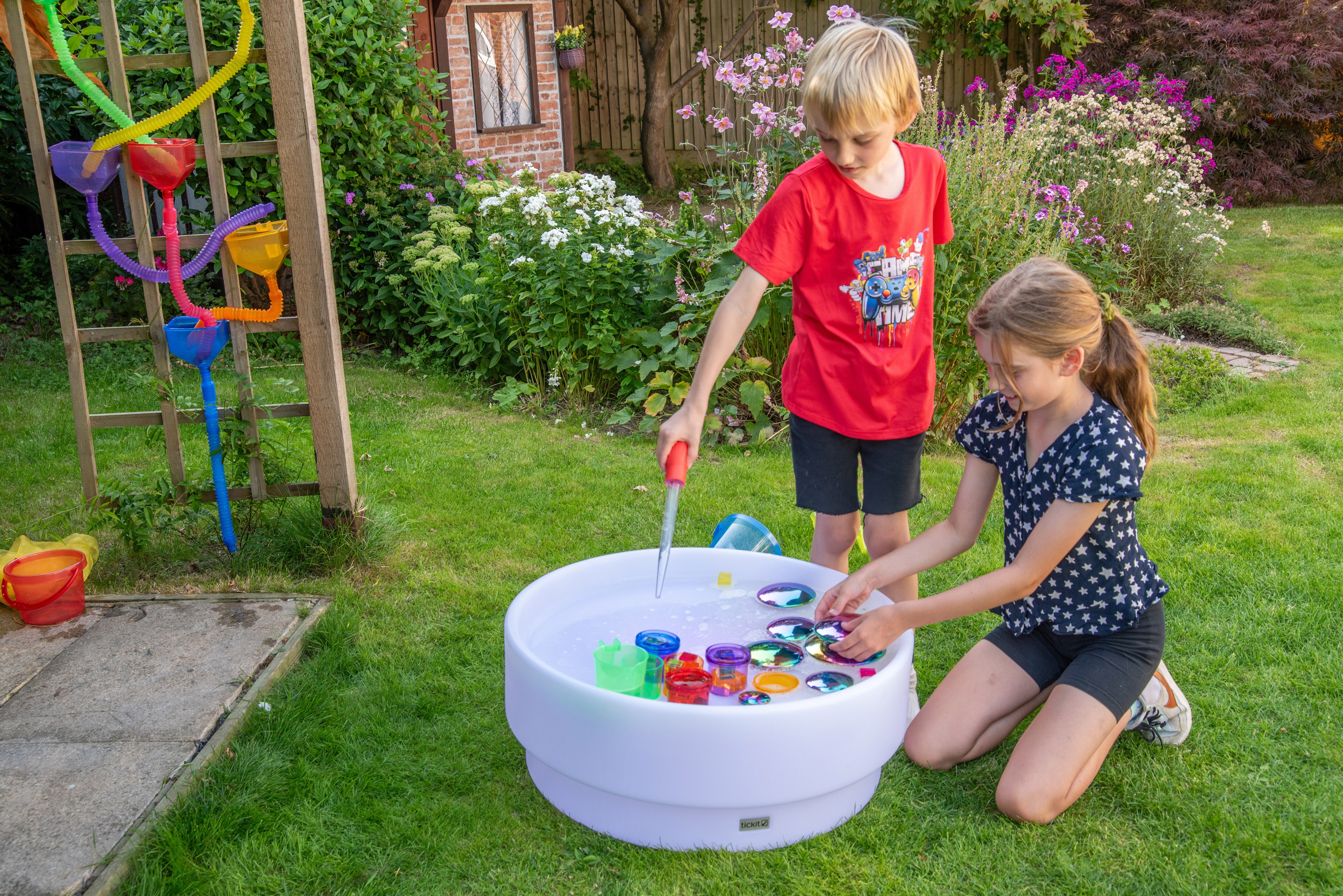 TickIT - Kleur veranderende Zand- en watertafel laag - Rond