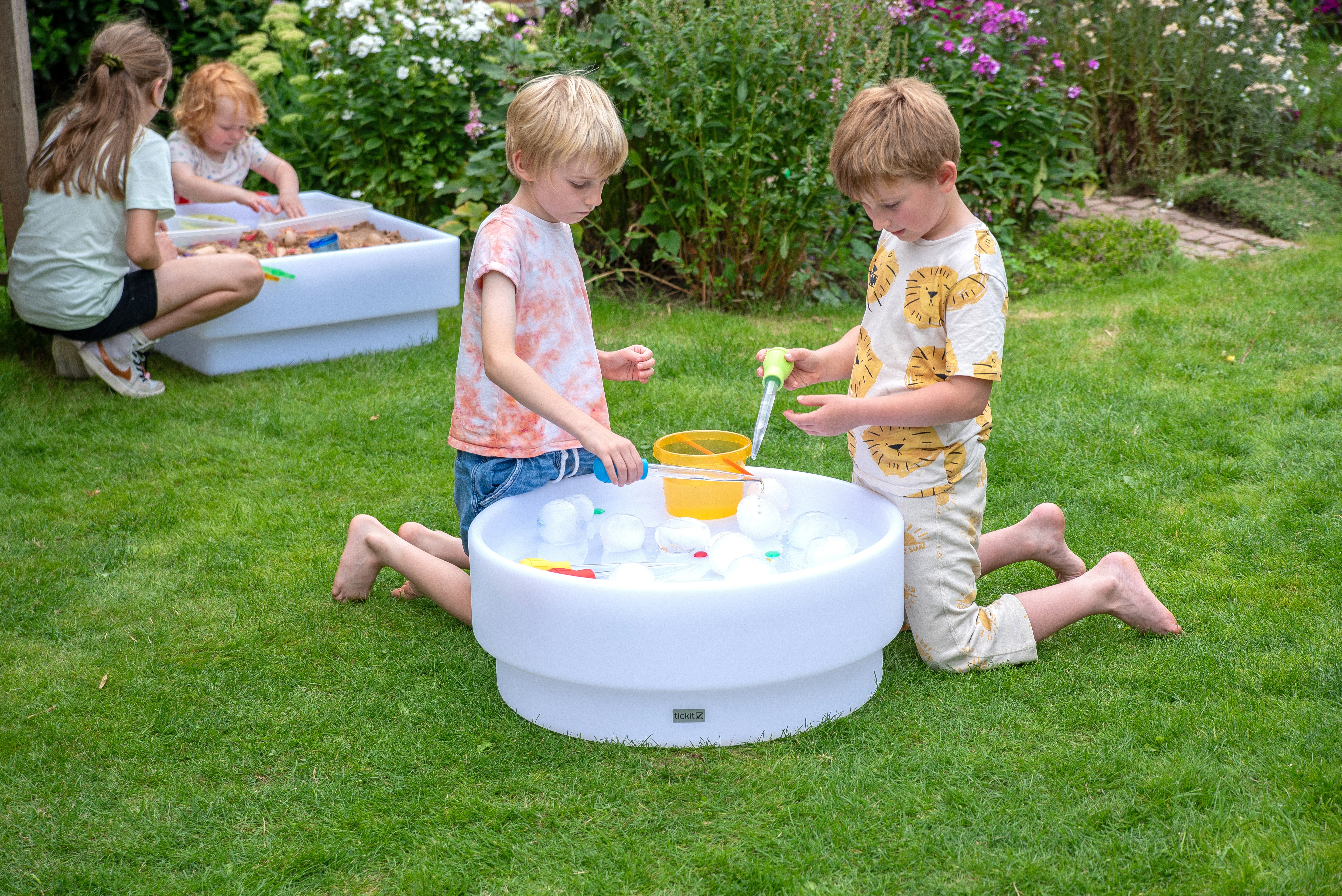 TickIT - Kleur veranderende Zand- en watertafel laag - Rond