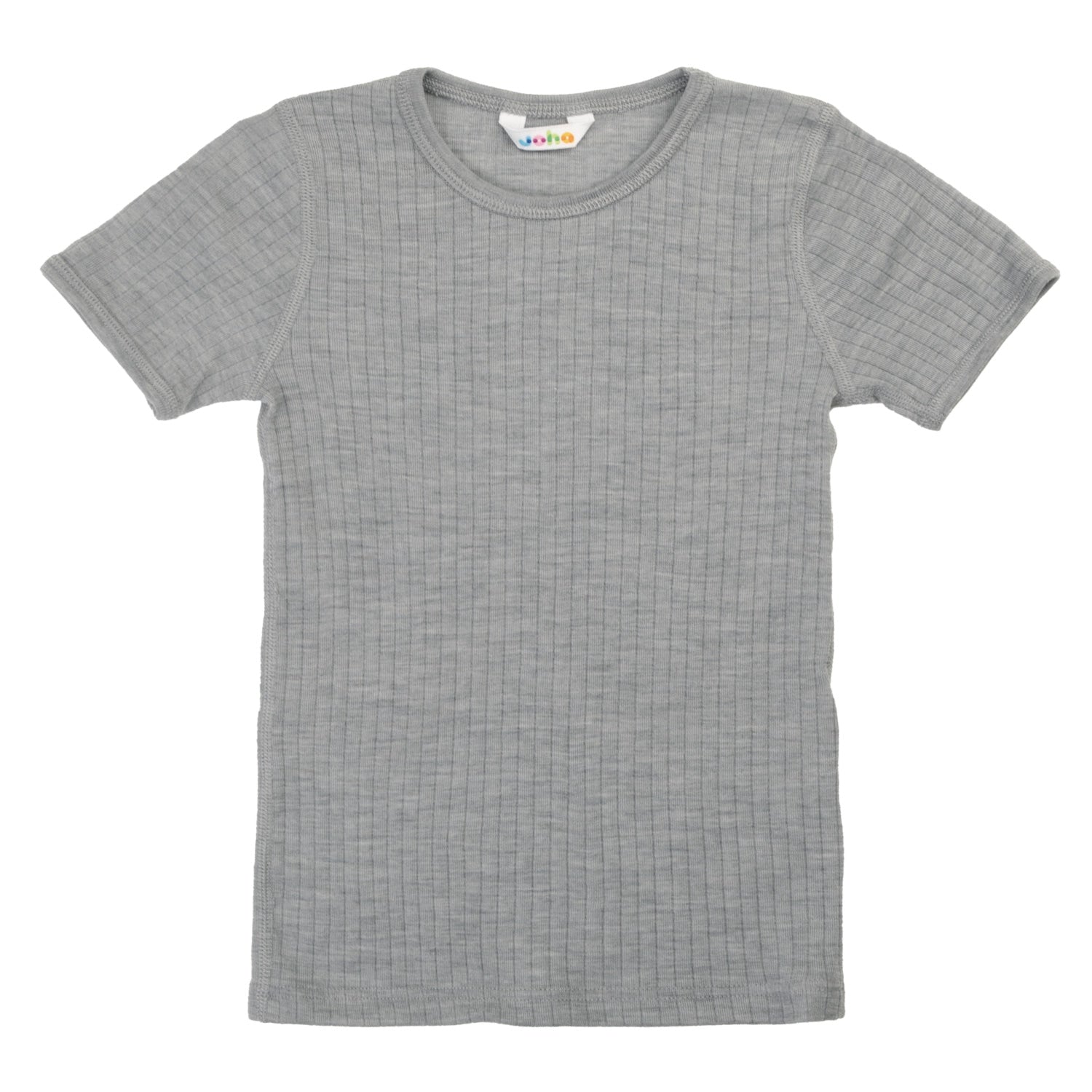 Joha - Wol T-shirt - Lichtgrijs Mélange