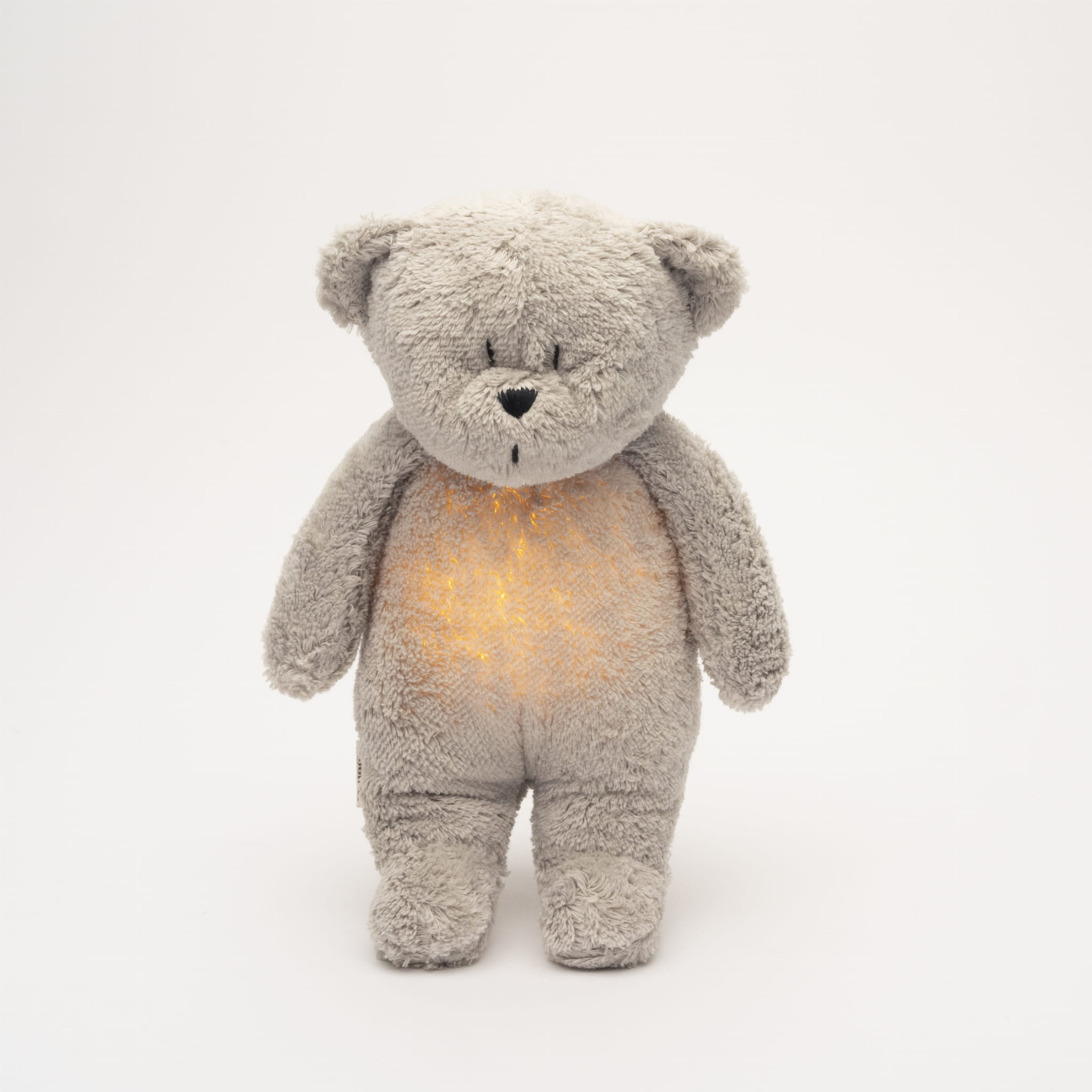 Moonie - Slaapknuffel The Humming Bear 2.0 - Grey Natur White Noise