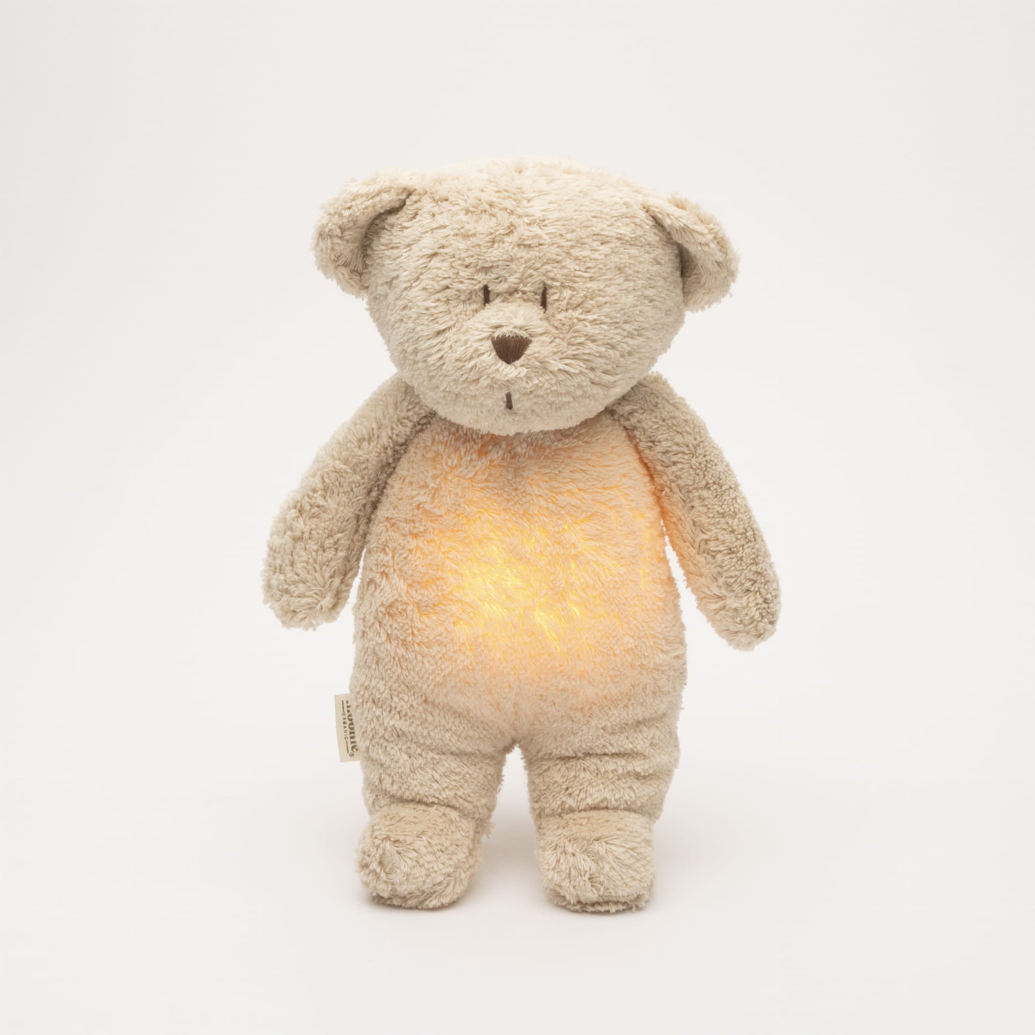 Moonie - Slaapknuffel The Humming Bear 2.0 - Sand Natur White Noise