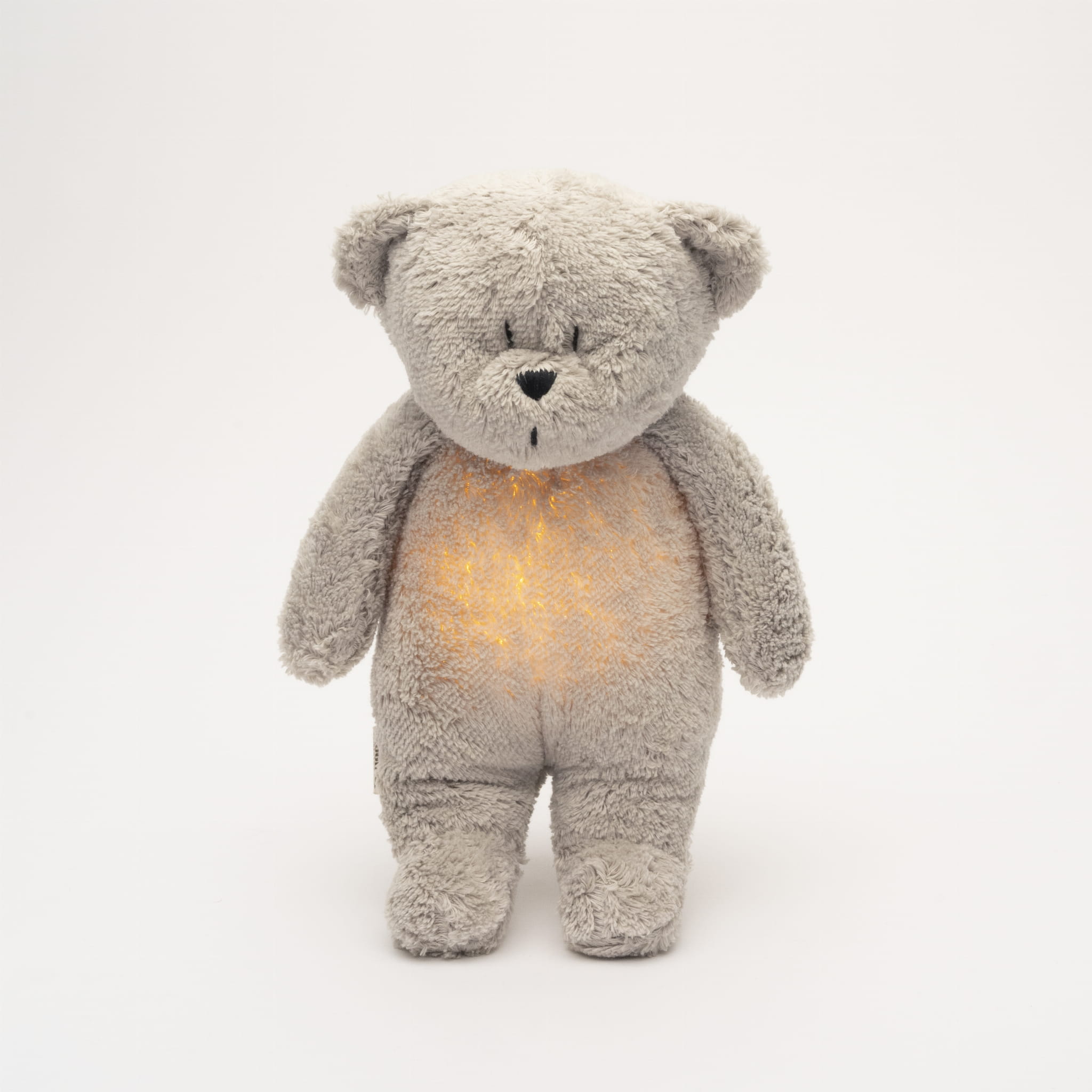Moonie - Slaapknuffel The Humming Bear 2.0 - Grey Natur White Noise