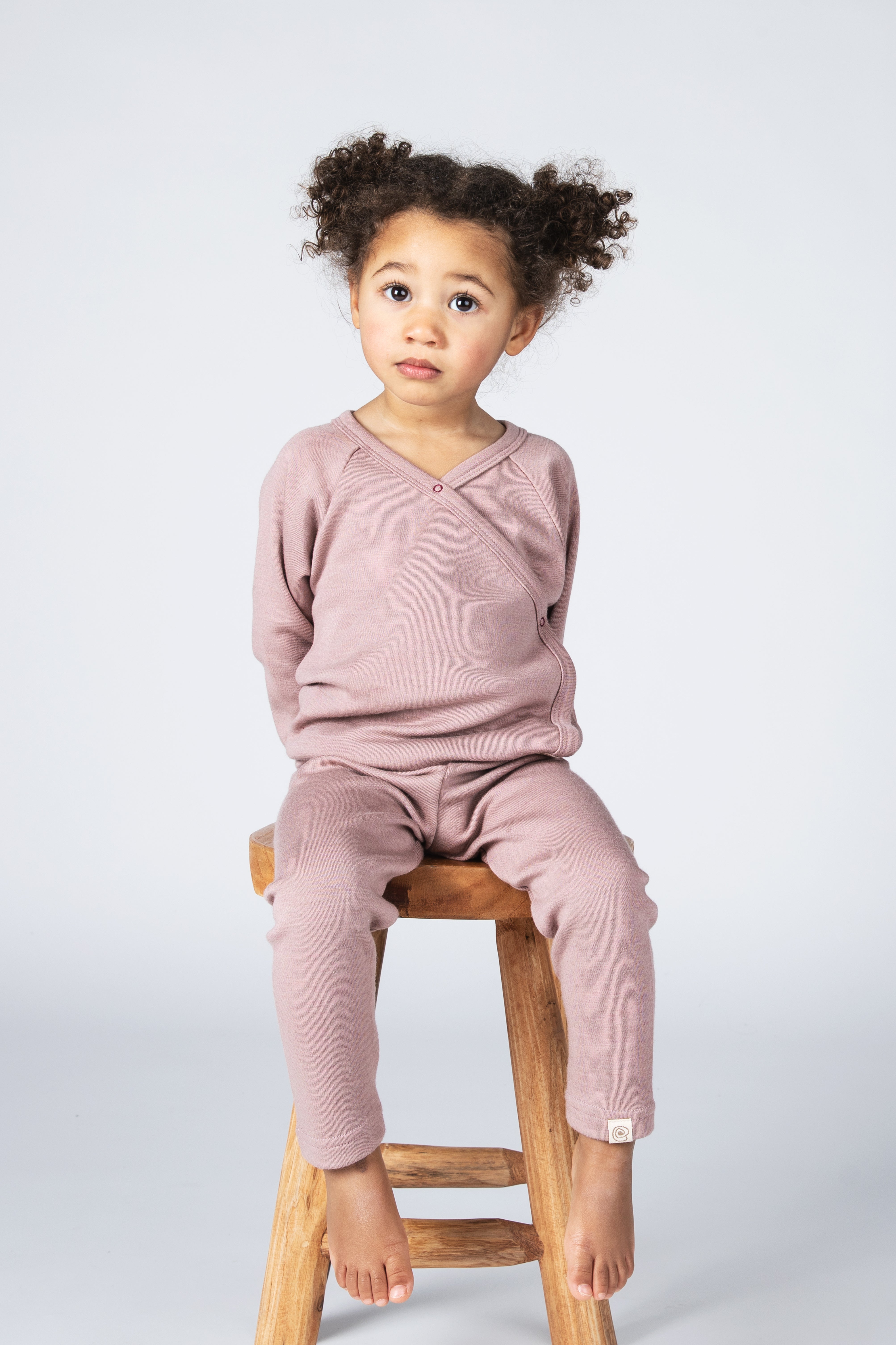 Engel Natur - Wol/Zijde Baby Legging - Oudroze