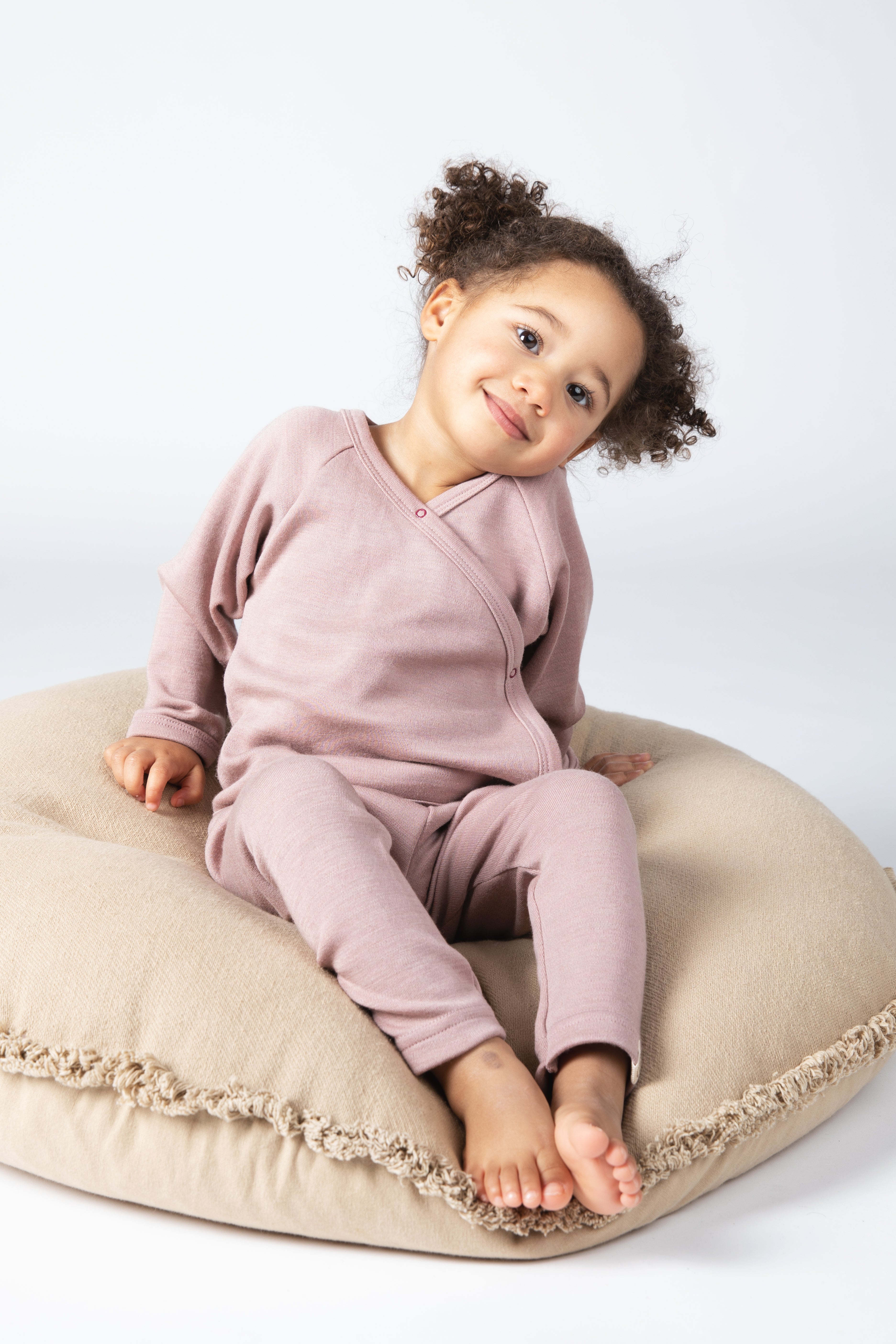 Engel Natur - Wol/Zijde Baby Legging - Oudroze