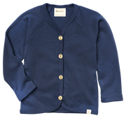 Engel Natur - Wol/Zijde Kinder Vestje - Marine
