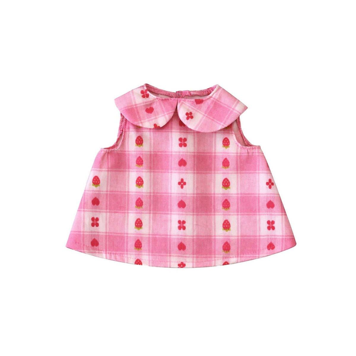 Dinkum Dolls - Rosette Dress roze jurk voor Dinkum pop