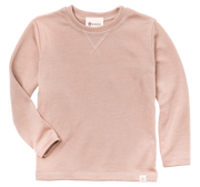 Engel Natur - Wol/Zijde Kinder Sweatshirt, Lange Mouw - Oudroze
