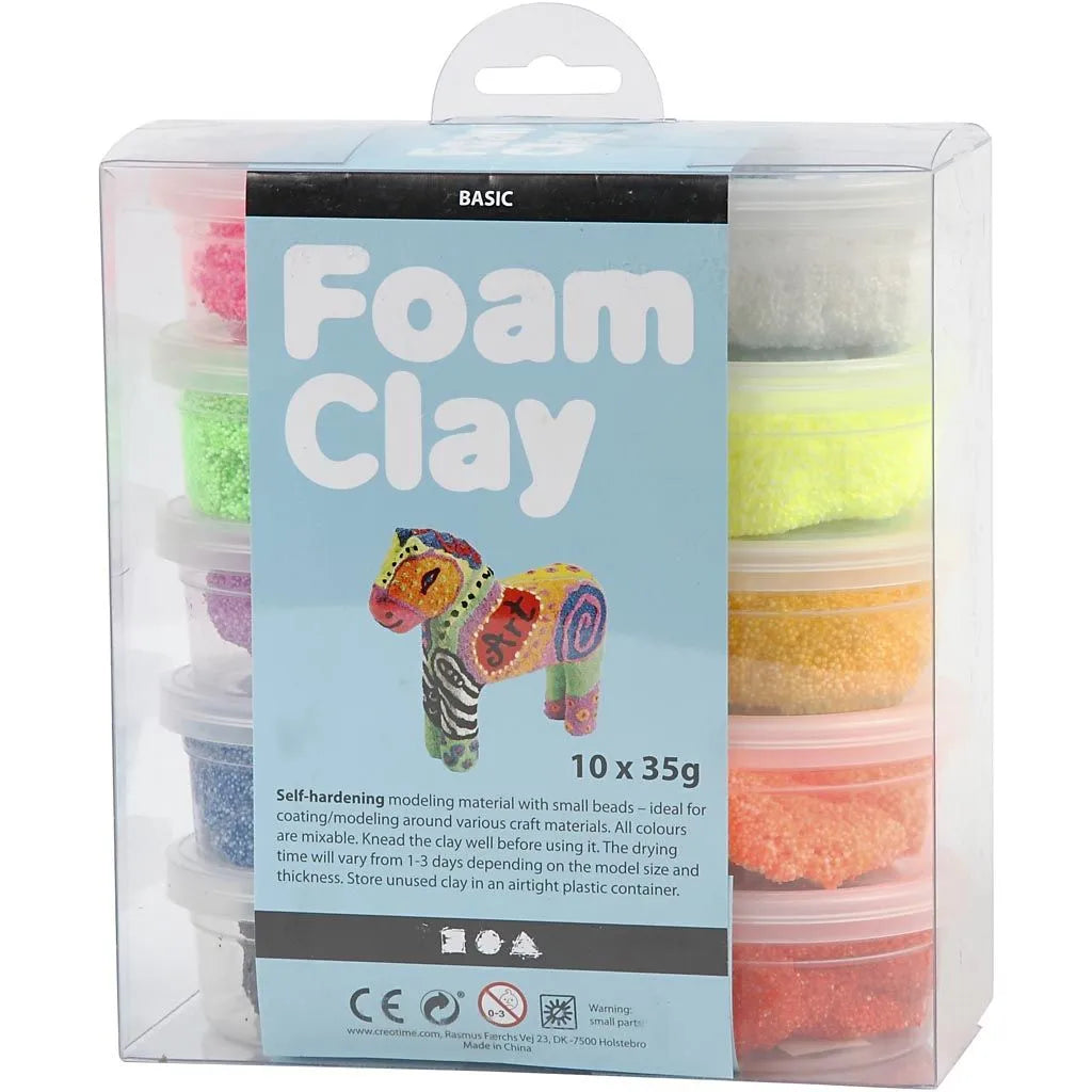 Foam Clay® - 10 bakjes zelfhardende klei