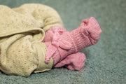 Hirsch Natur wollen babysokjes rosa