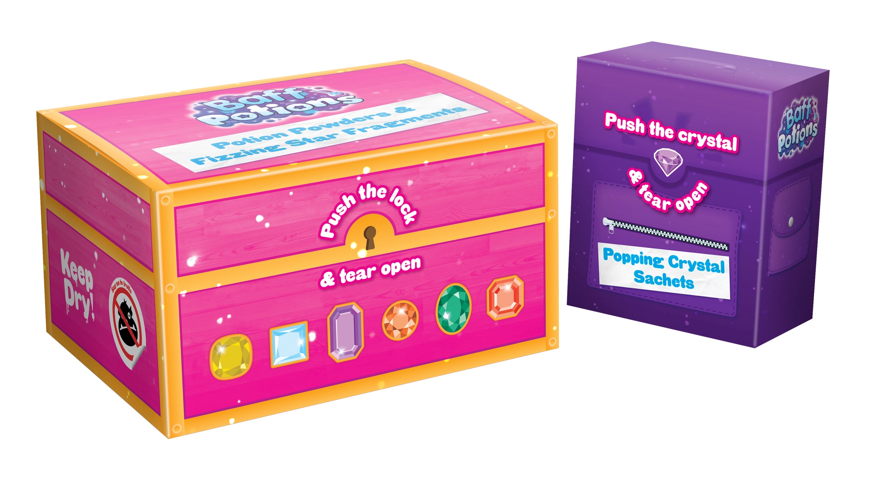 Zimpli Kids - Baff Potions maak toverdrankjes - Pop'n'Fizz Multipack