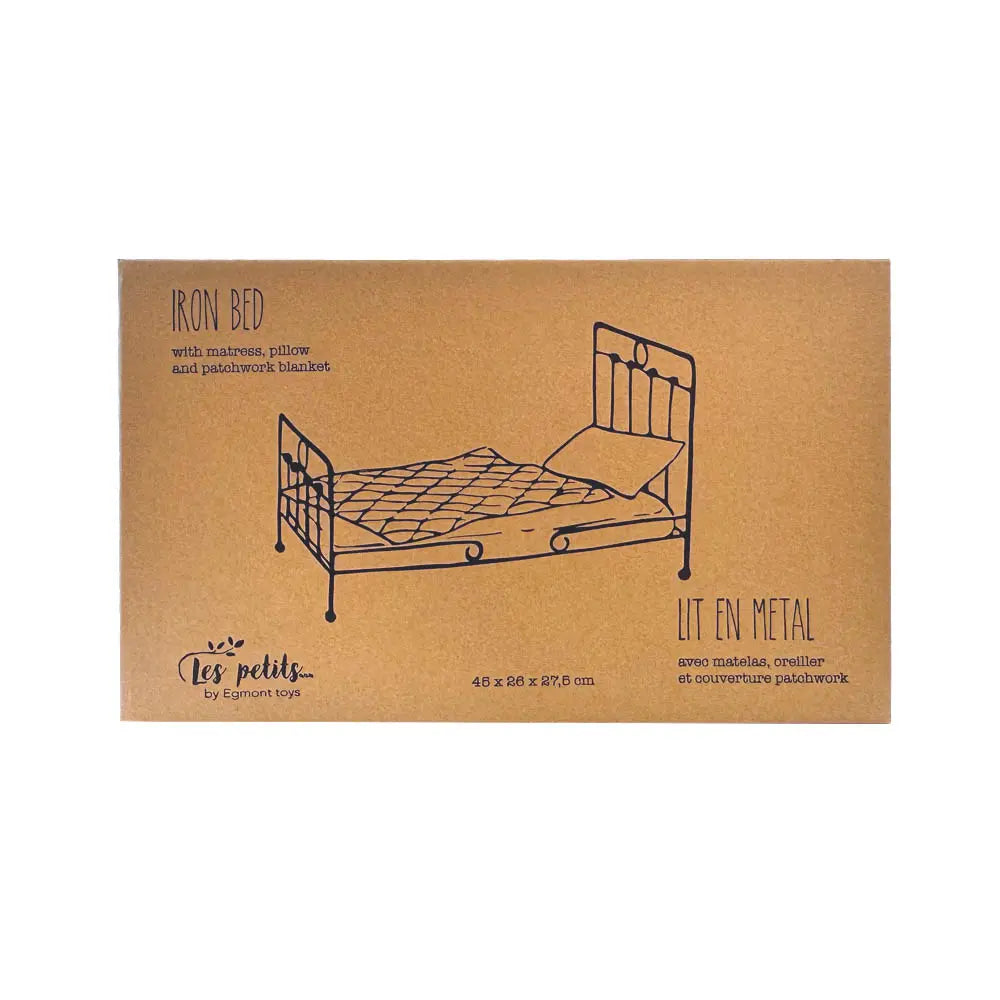 Egmont Toys - Metalen poppenbed met beddengoed