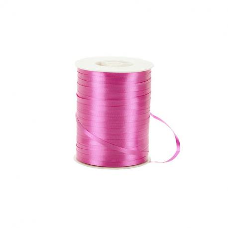 Donker roze lint op rol 250m - 10 mm - Cadeau Artikelen