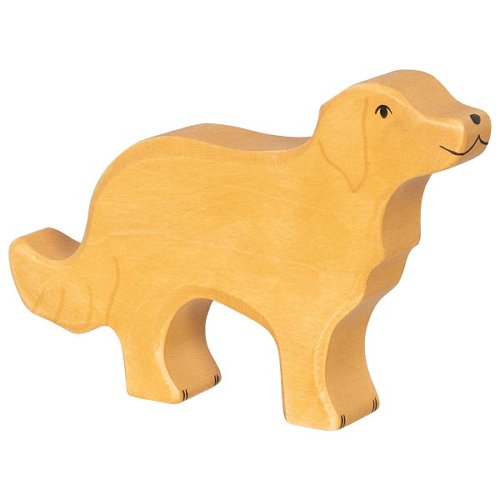 Holztiger - Houten Dieren - Golden Retriever 12,5 cm