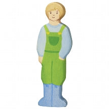 Holztiger houten boer speelfiguur