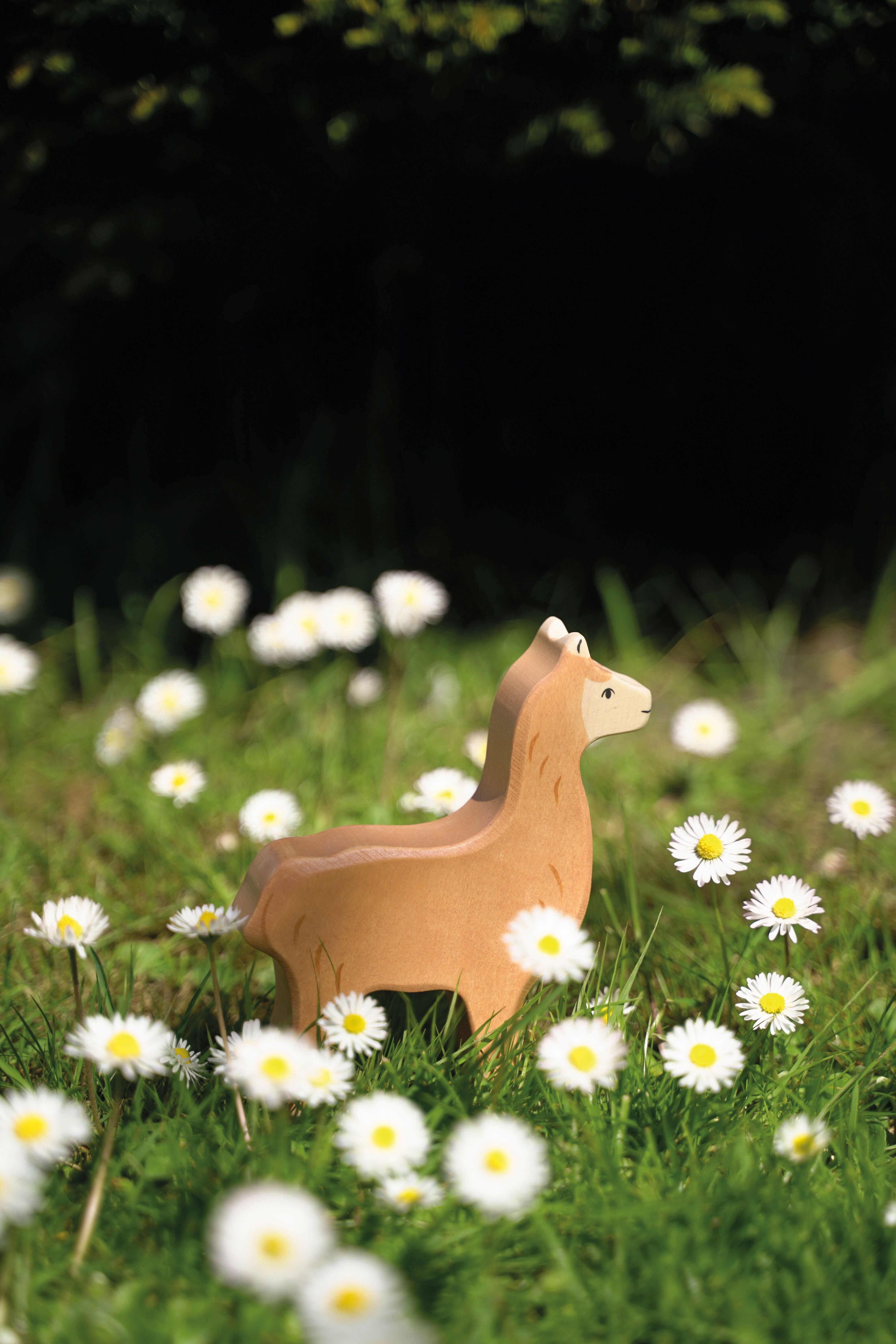 Holztiger - Alpaca - houten dieren