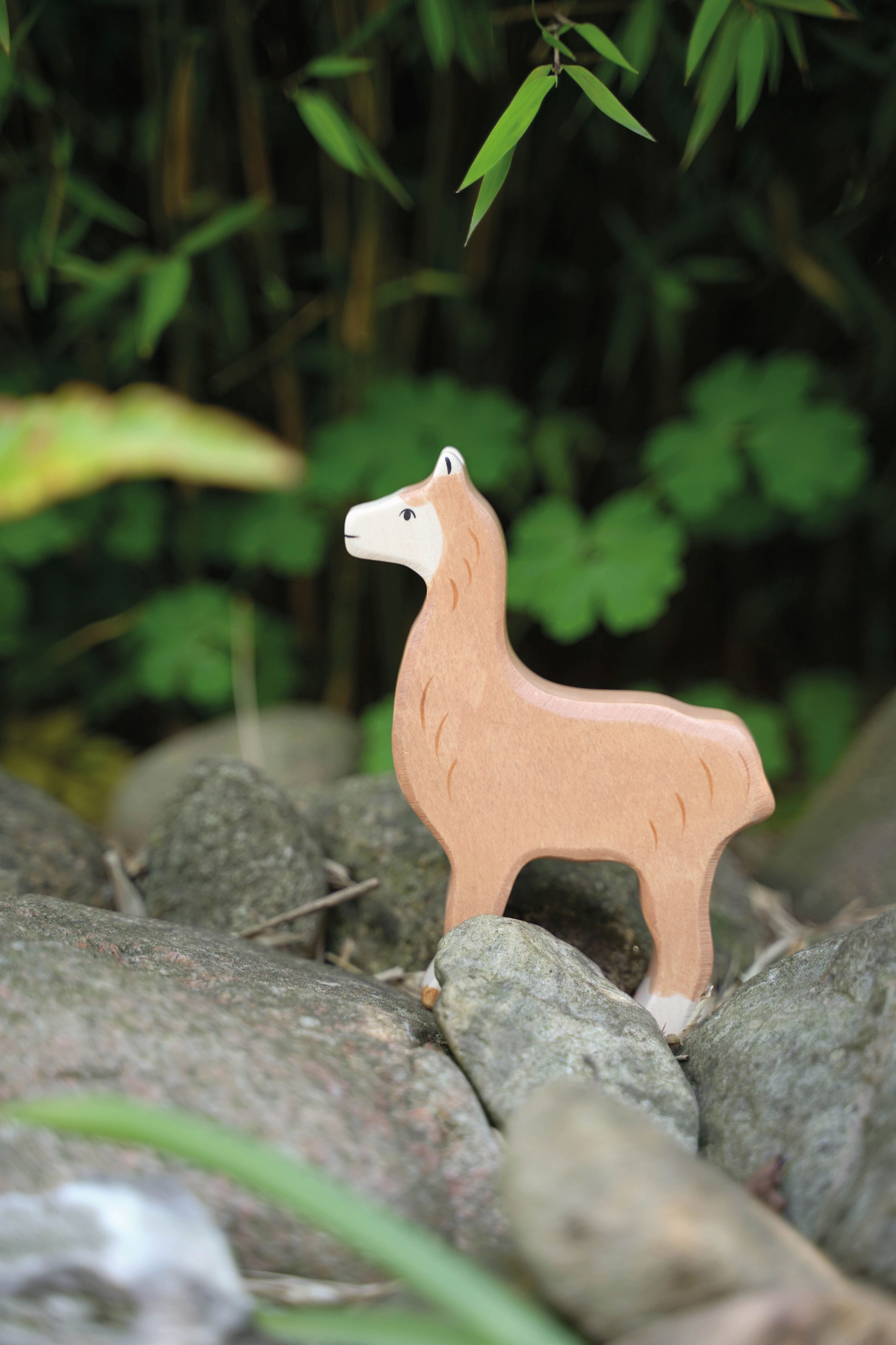 Holztiger - Alpaca - houten dieren