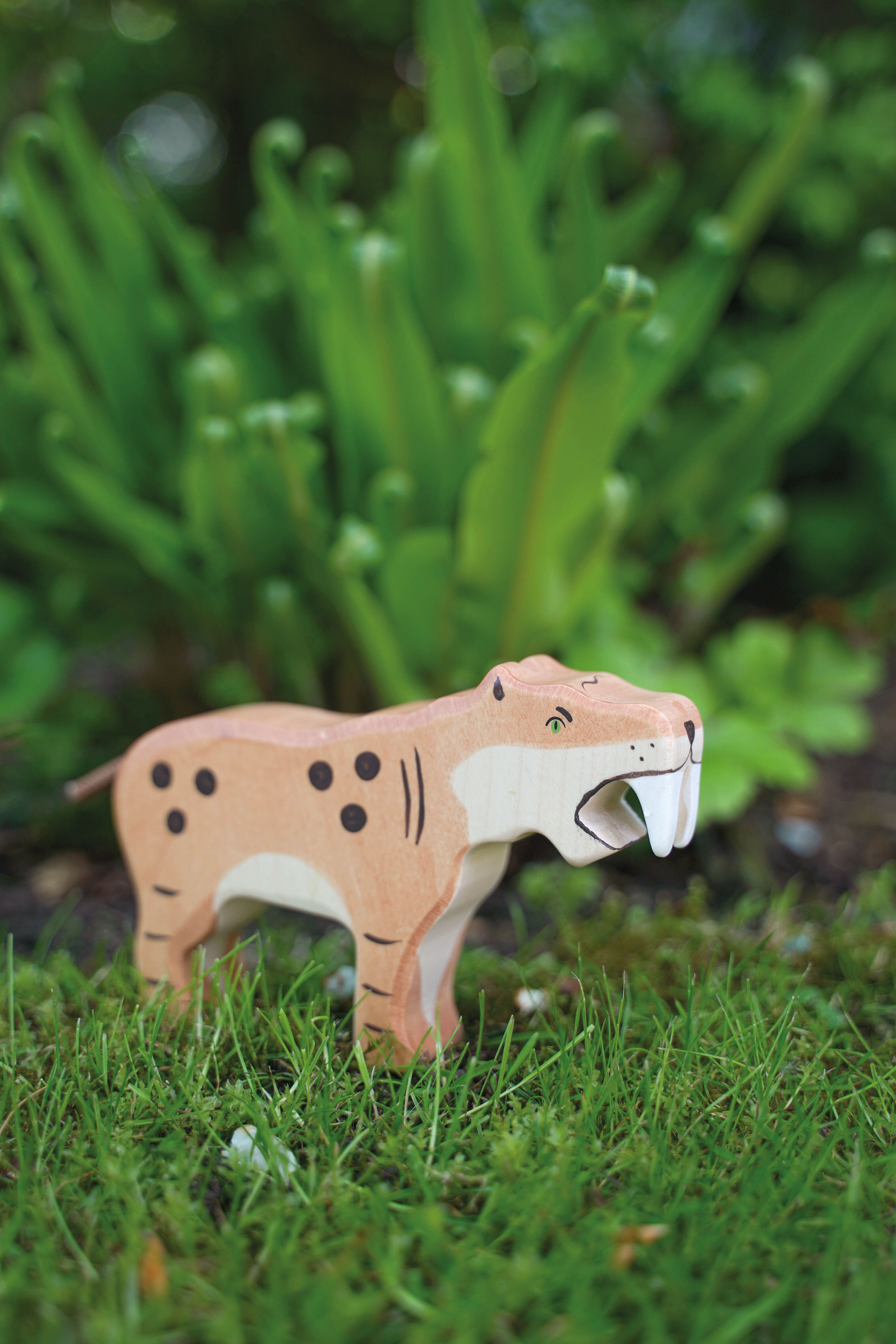 Holztiger - Sabeltand Tijger - Houten dieren