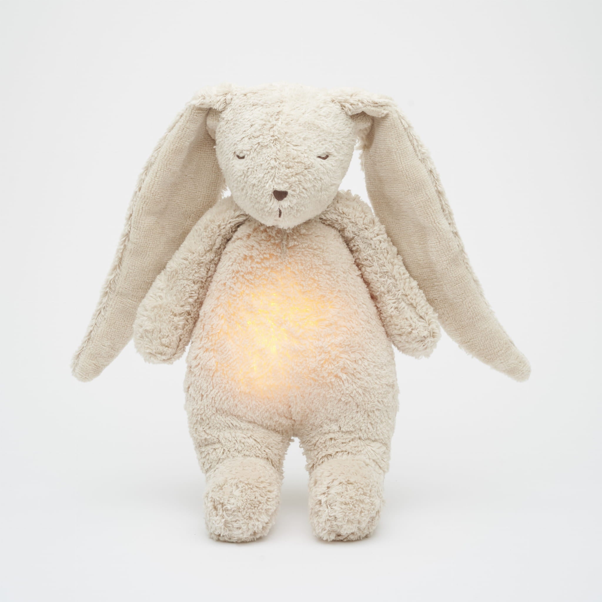 Moonie - Slaapknuffel The Humming Bunny 2.0 - Sand Natur White Noise