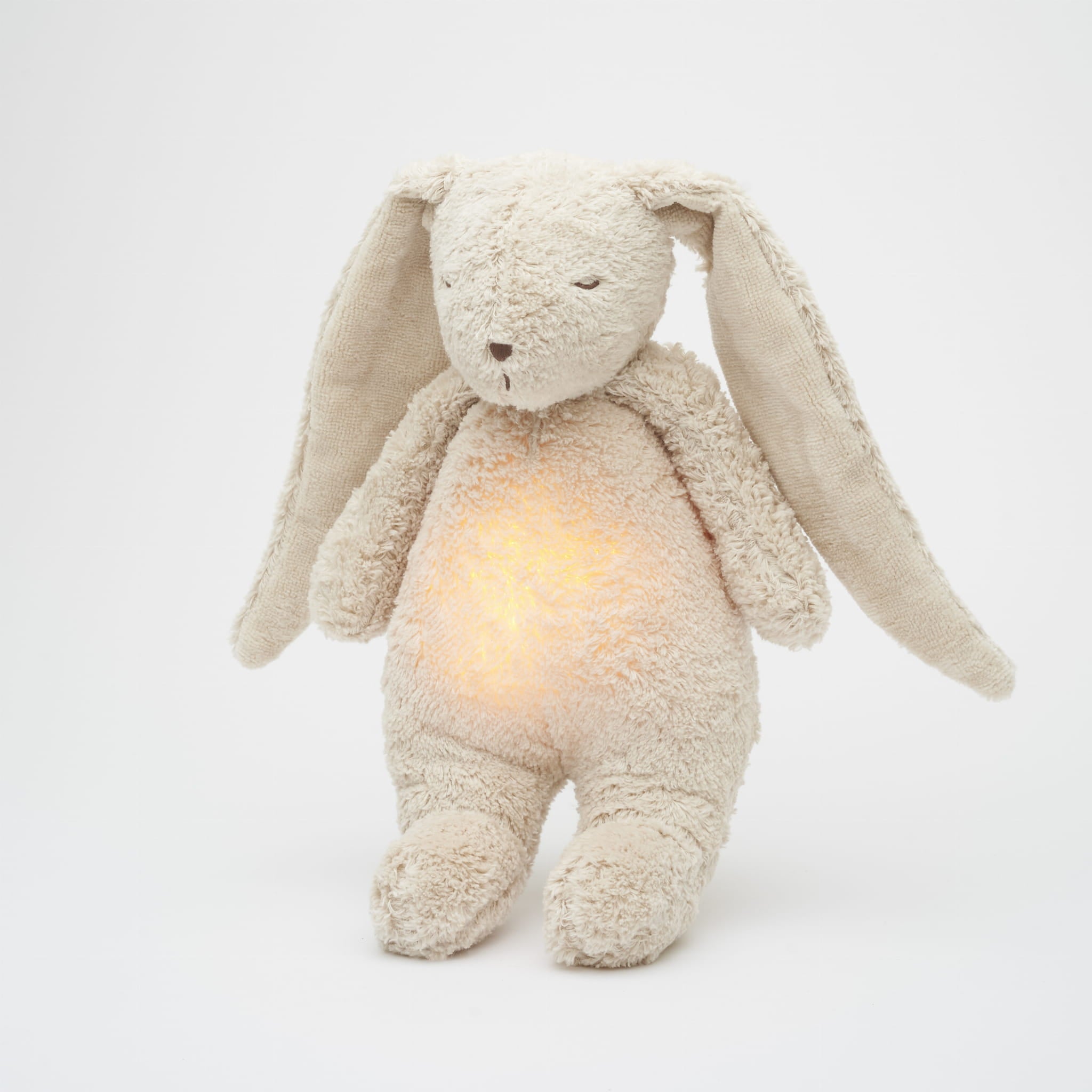 Moonie - Slaapknuffel The Humming Bunny 2.0 - Sand Natur White Noise